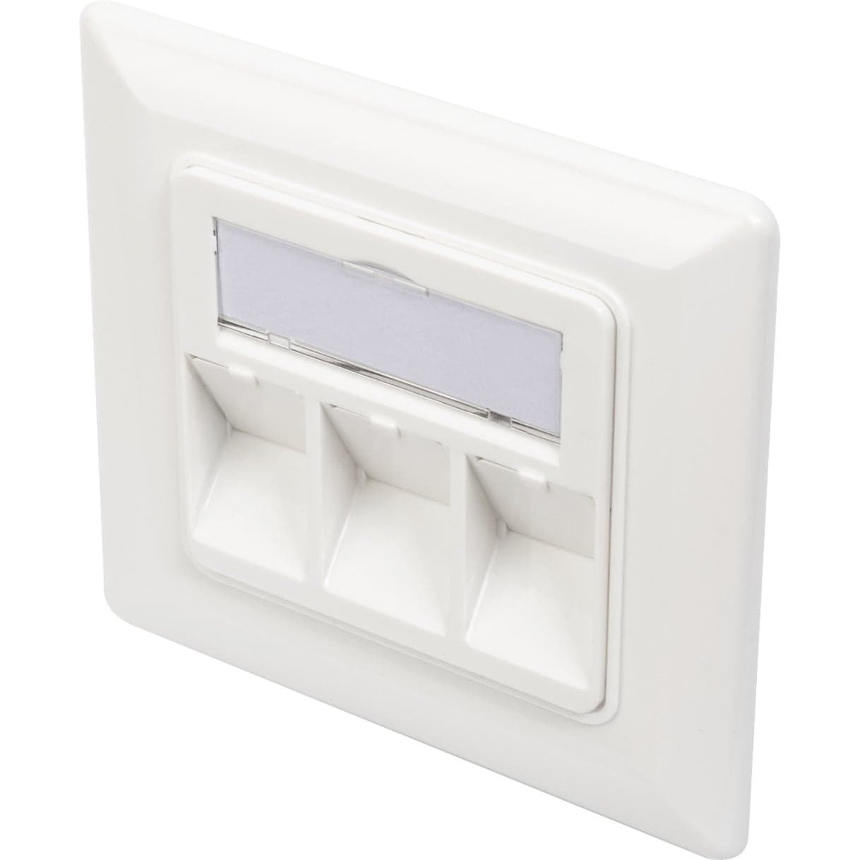 Leerdose für Keystone Module, 2x RJ-45, Anschlussdose