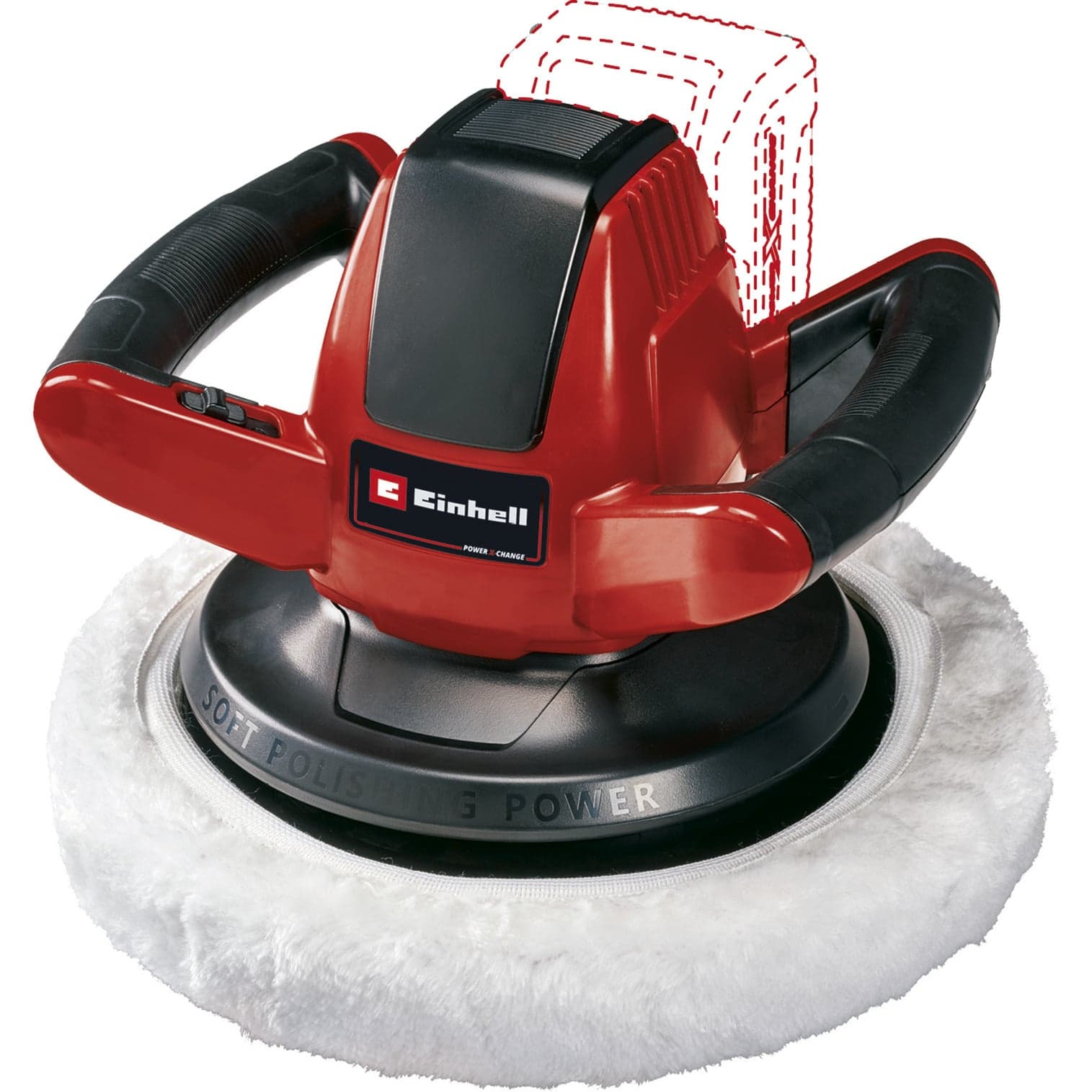 Power X-Change Akku-Autopoliermaschine CE-CB 18/254 Li-Solo, 18Volt