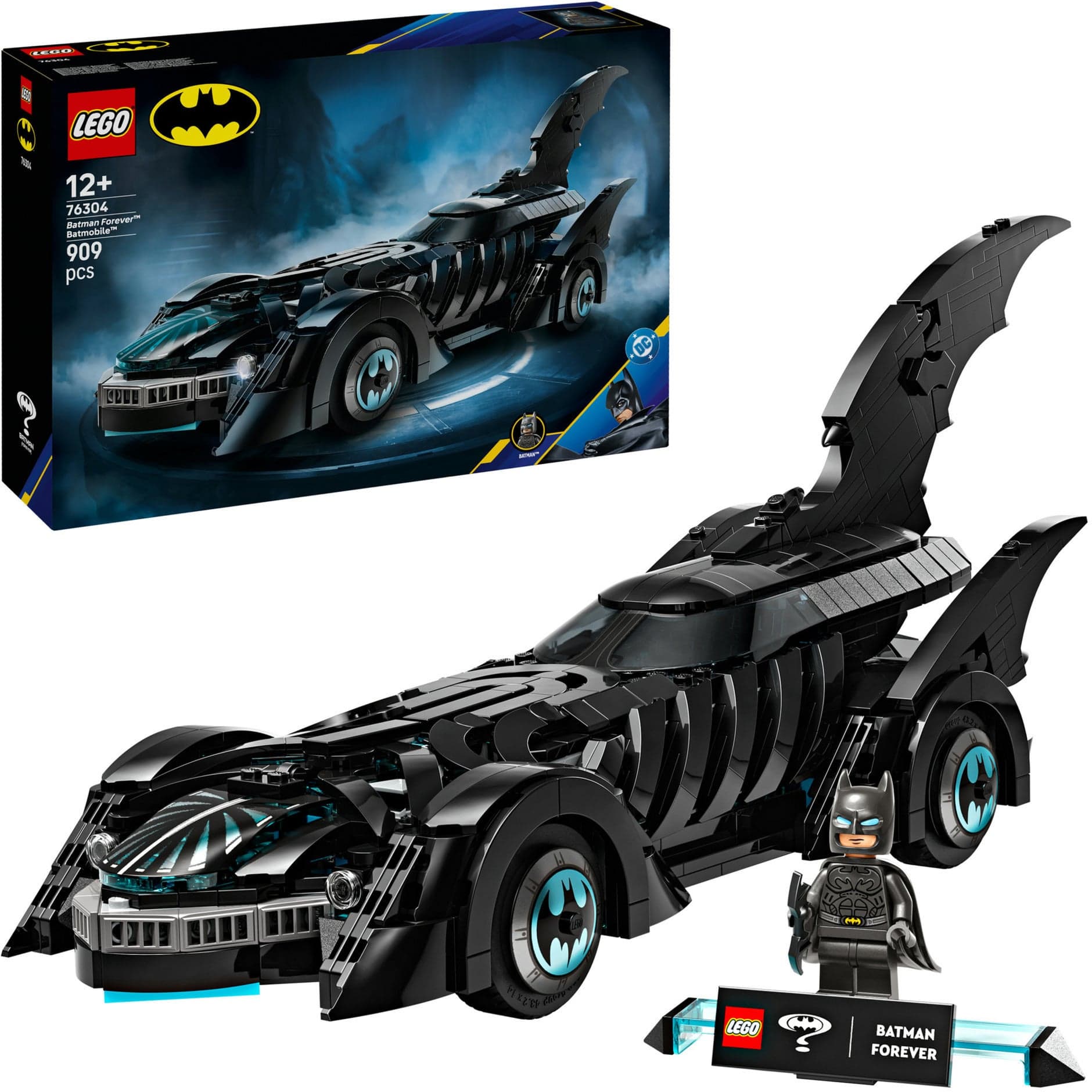 76304 DC Super Heroes Batman Forever Batmobil, Konstruktionsspielzeug