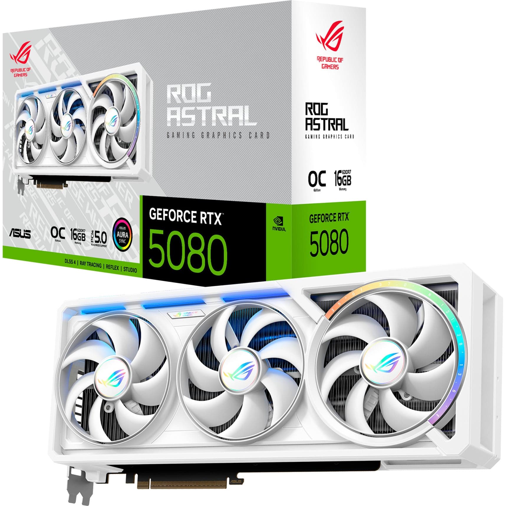 GeForce RTX 5080 ROG ASTRAL GAMING OC WHITE, Grafikkarte