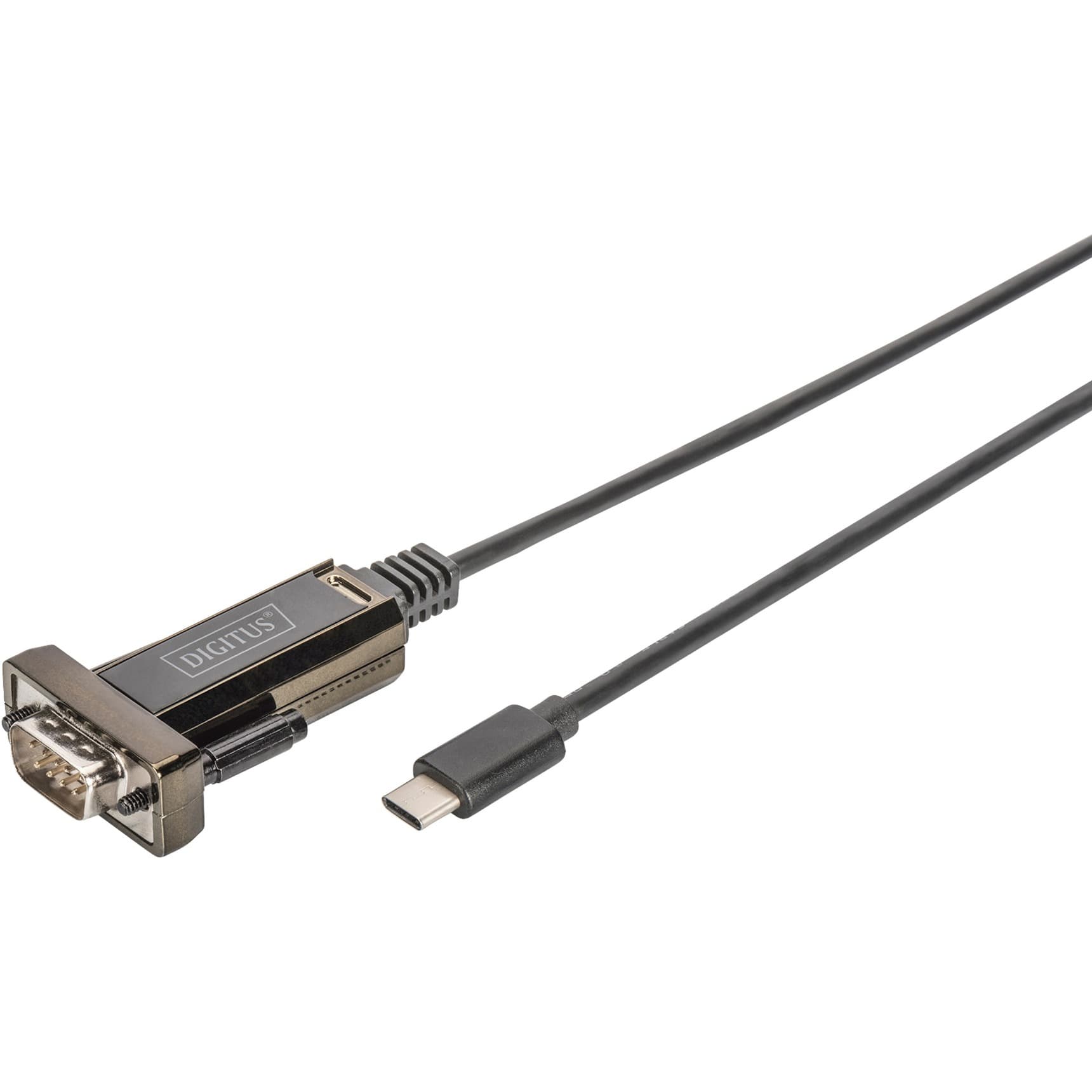 USB 2.0 Adapterkabel, USB-C Stecker > RS232 Stecker