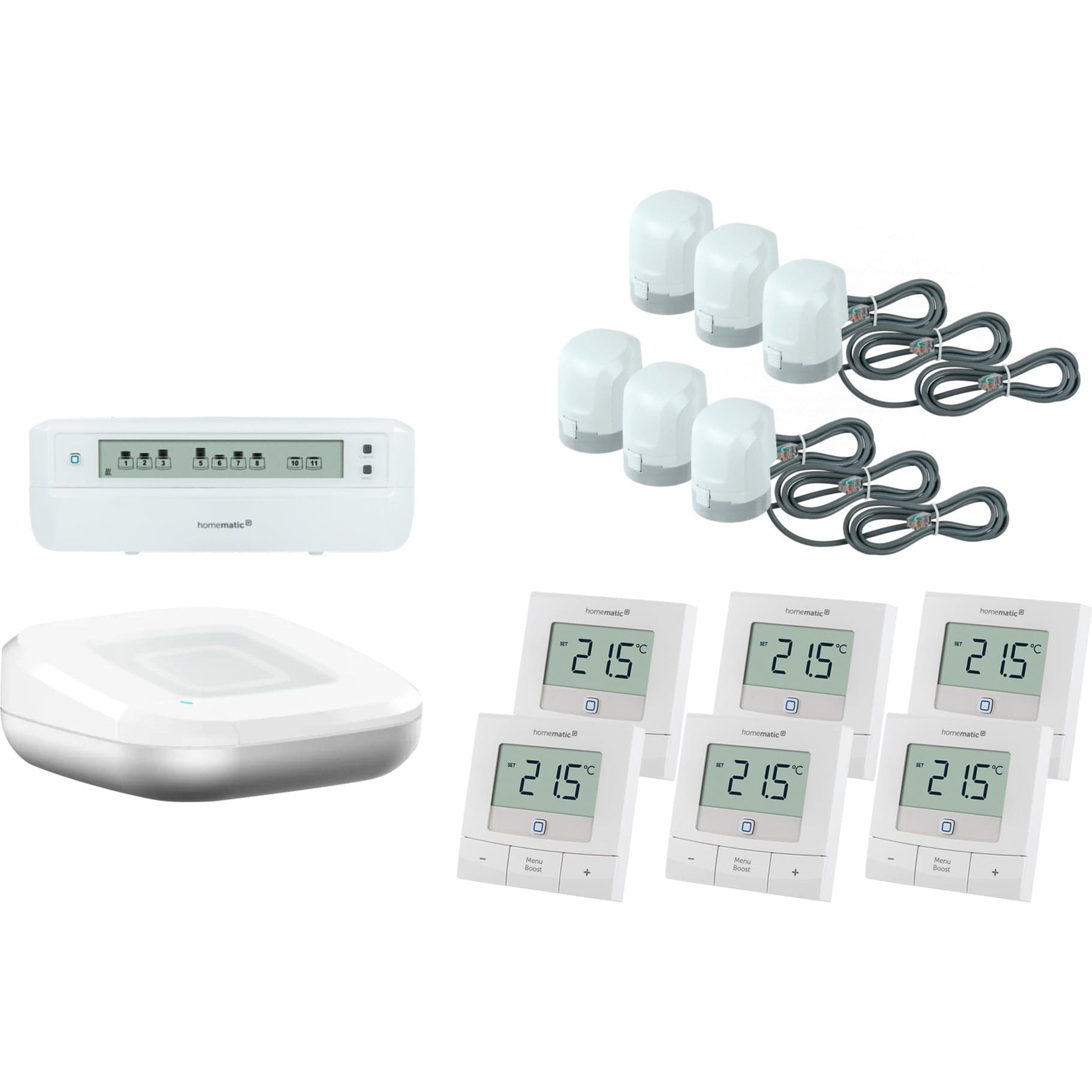 Set Fußbodenheizung - basic für 6 Räume