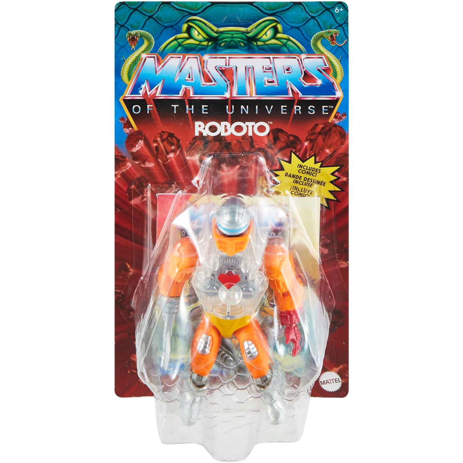 Masters of the Universe Origins Actionfigur Mini Comic Roboto, Spielfigur