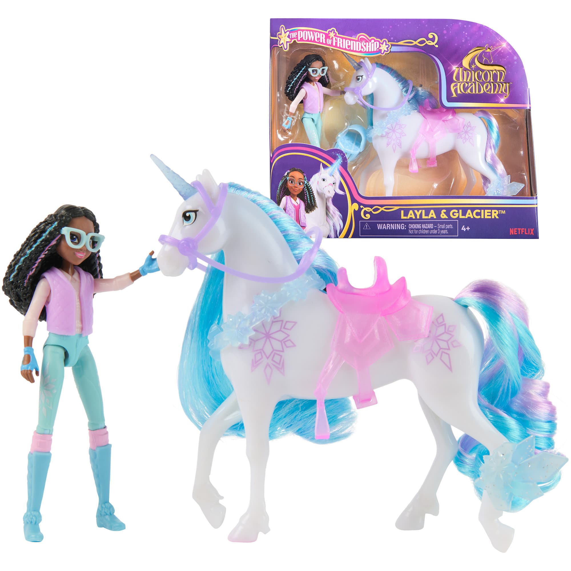Unicorn Academy - Layla und Einhorn Glacier, Spielfigur