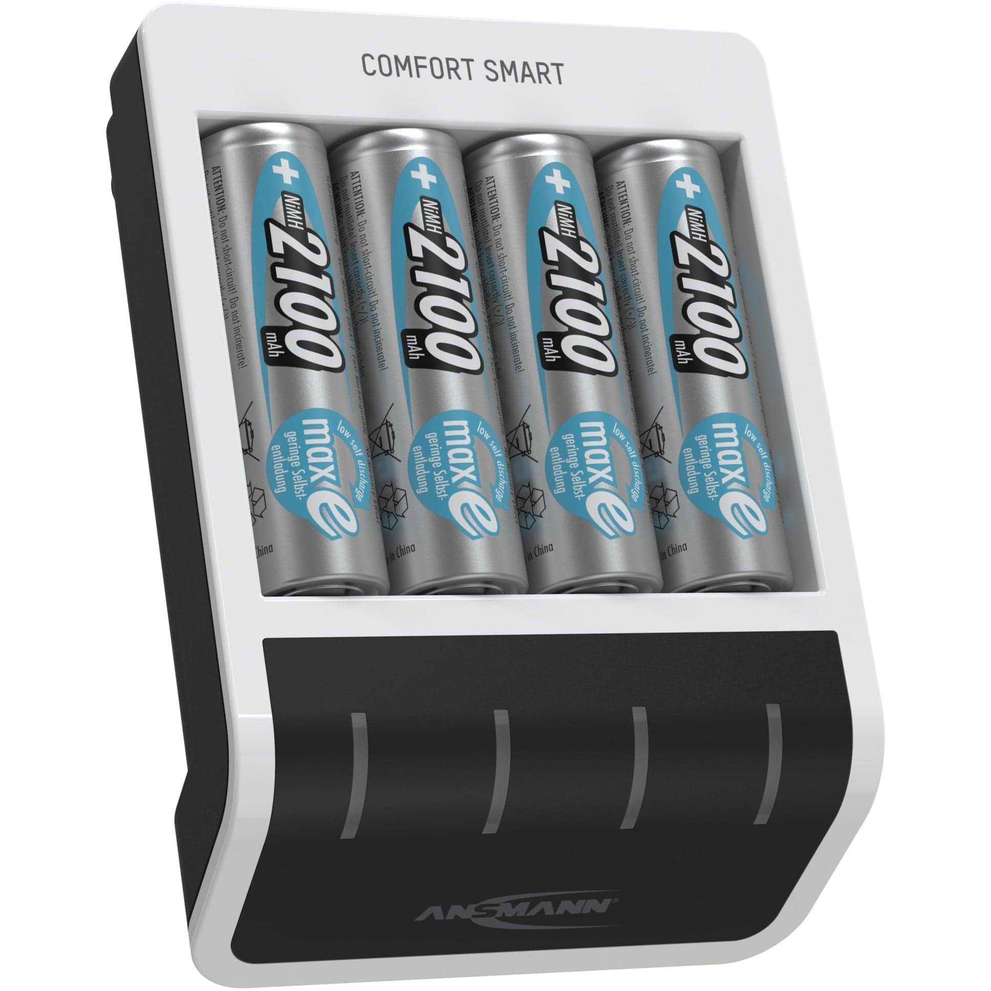Comfort Smart + 4x AA 2100mAh, Ladegerät
