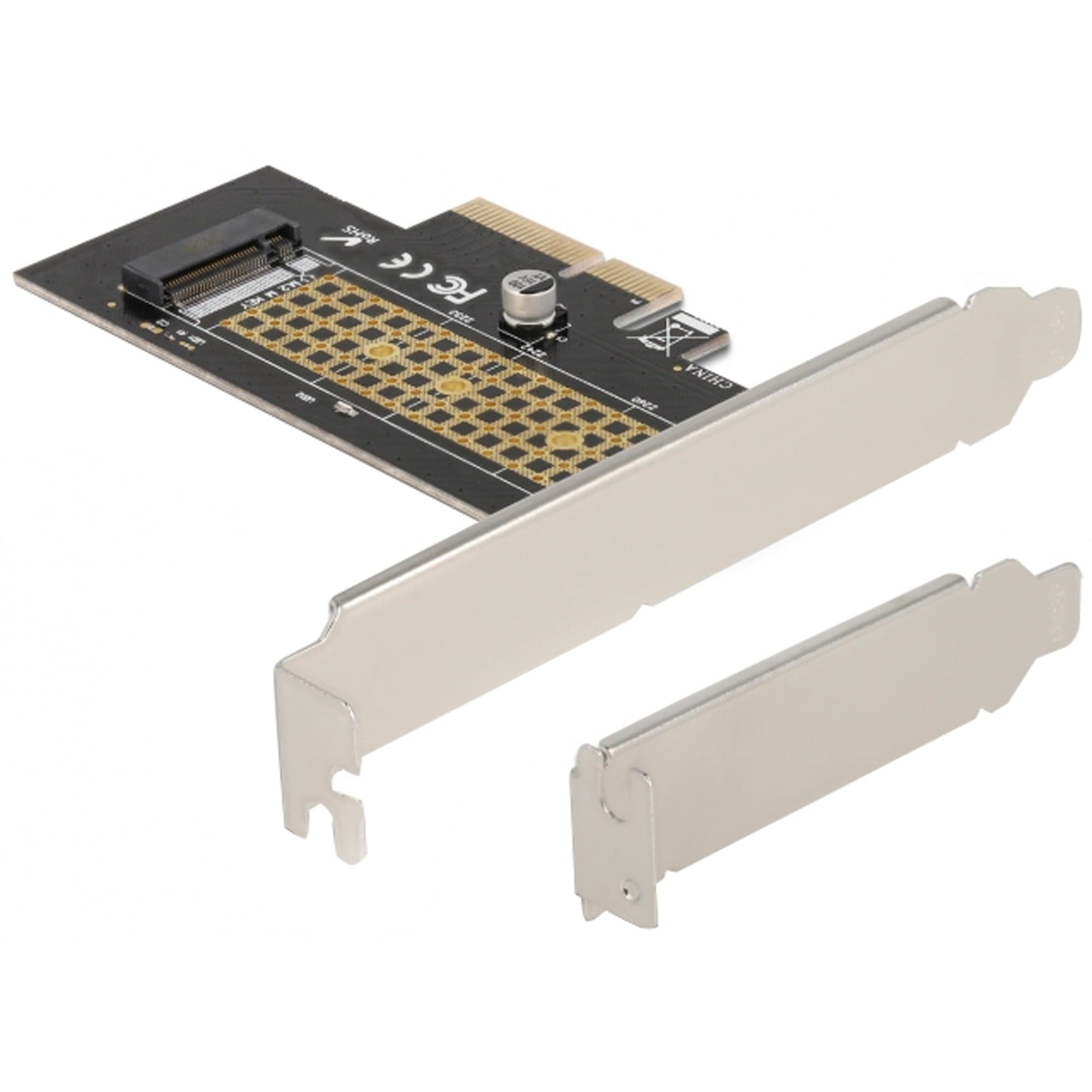PCI Express x4 Karte zu 1 x intern NVMe M.2 Key M 80 mm