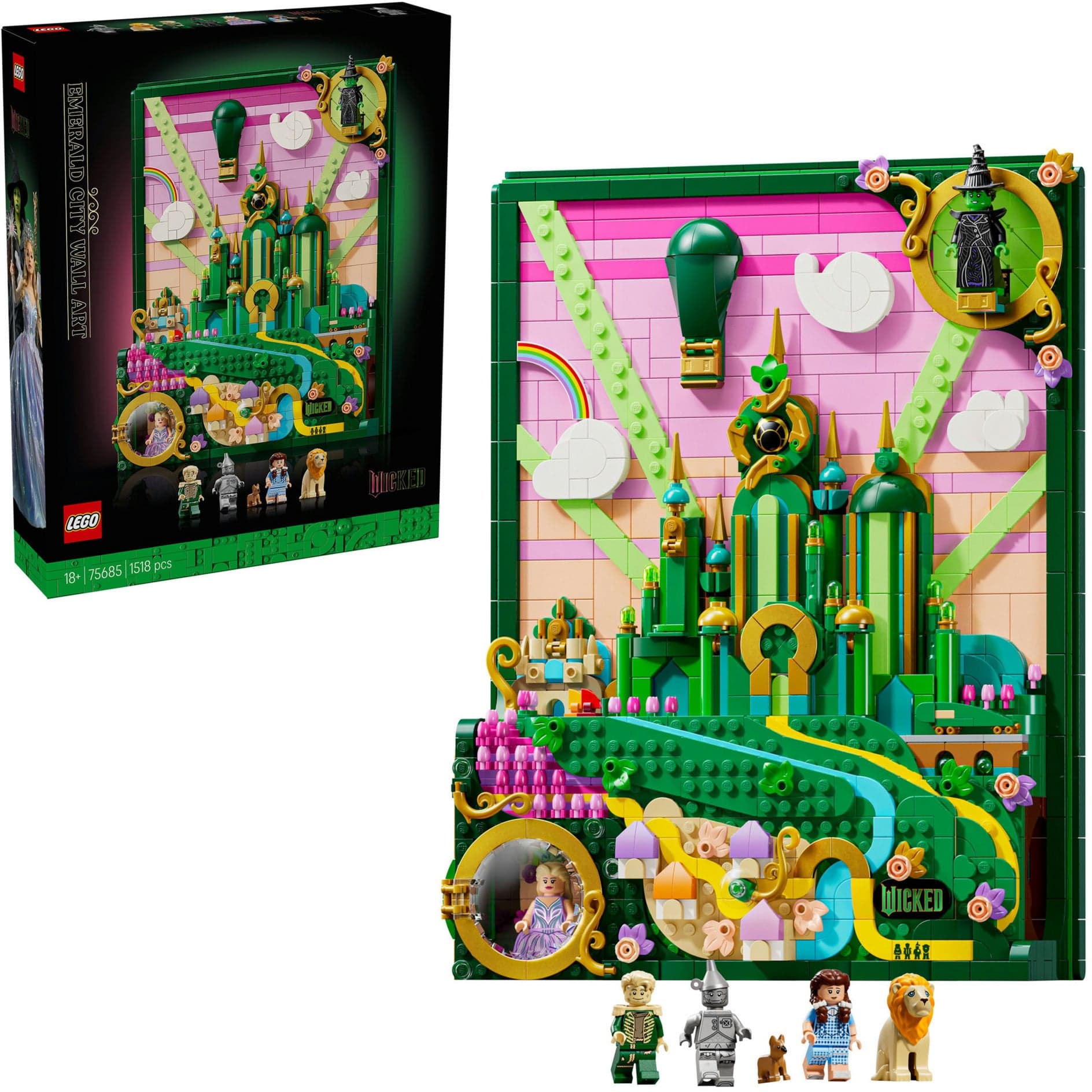 75685 Wicked Emerald City Wandkunst, Konstruktionsspielzeug