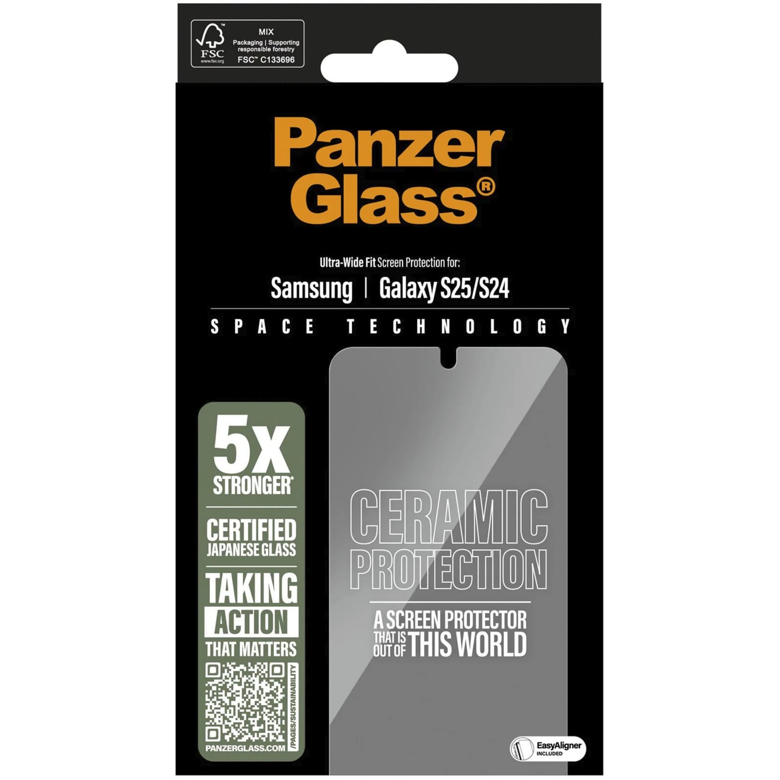 Ceramic Displayschutz Ultra-Wide Fit, Schutzfolie