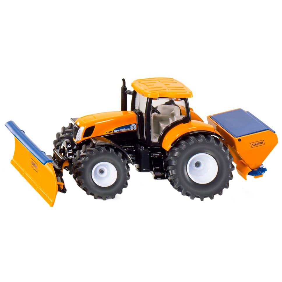 SUPER Traktor mit Räumschild und Streuer, Modellfahrzeug