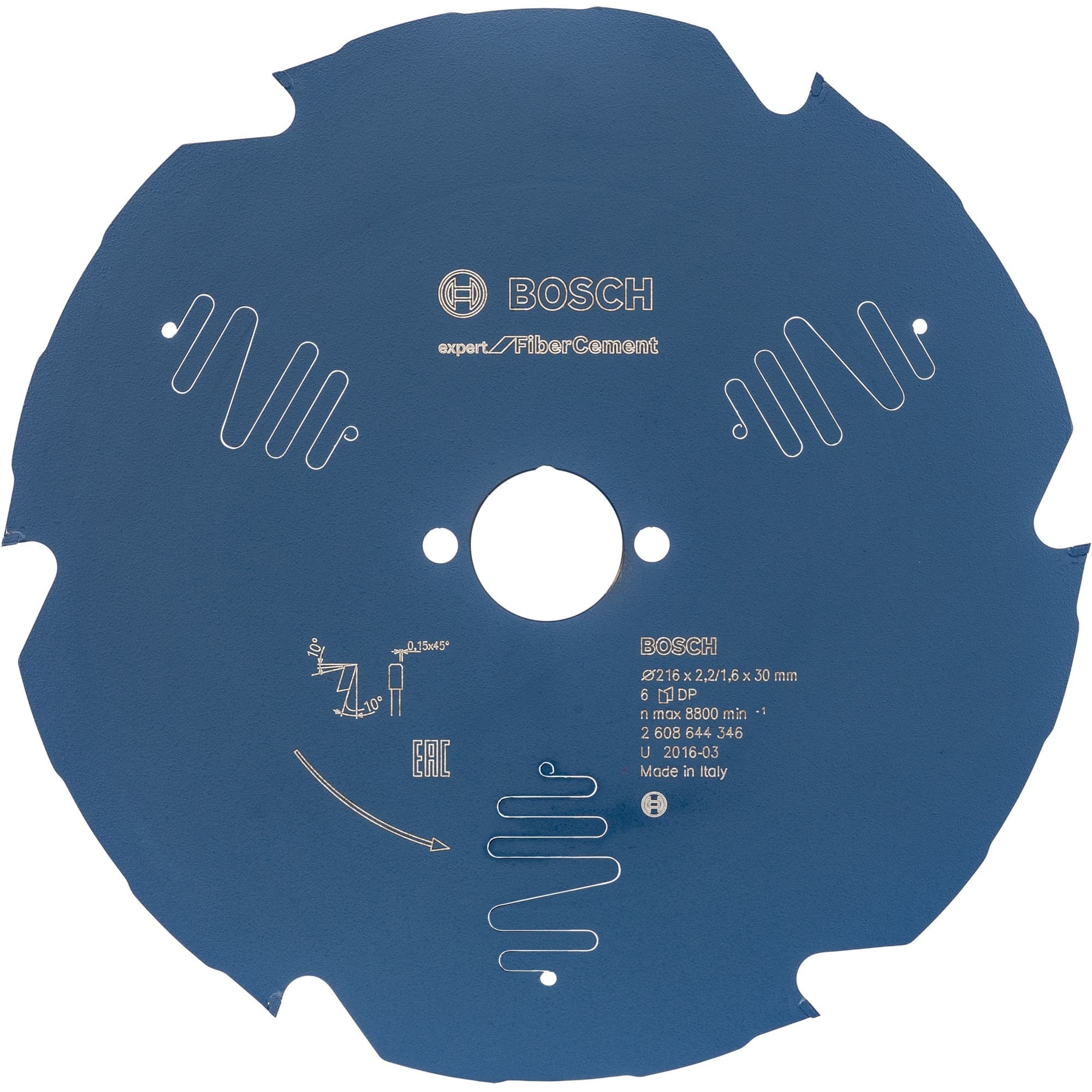 EXPERT Fibre Cement Kreissägeblatt, Ø 165mm, 4Z