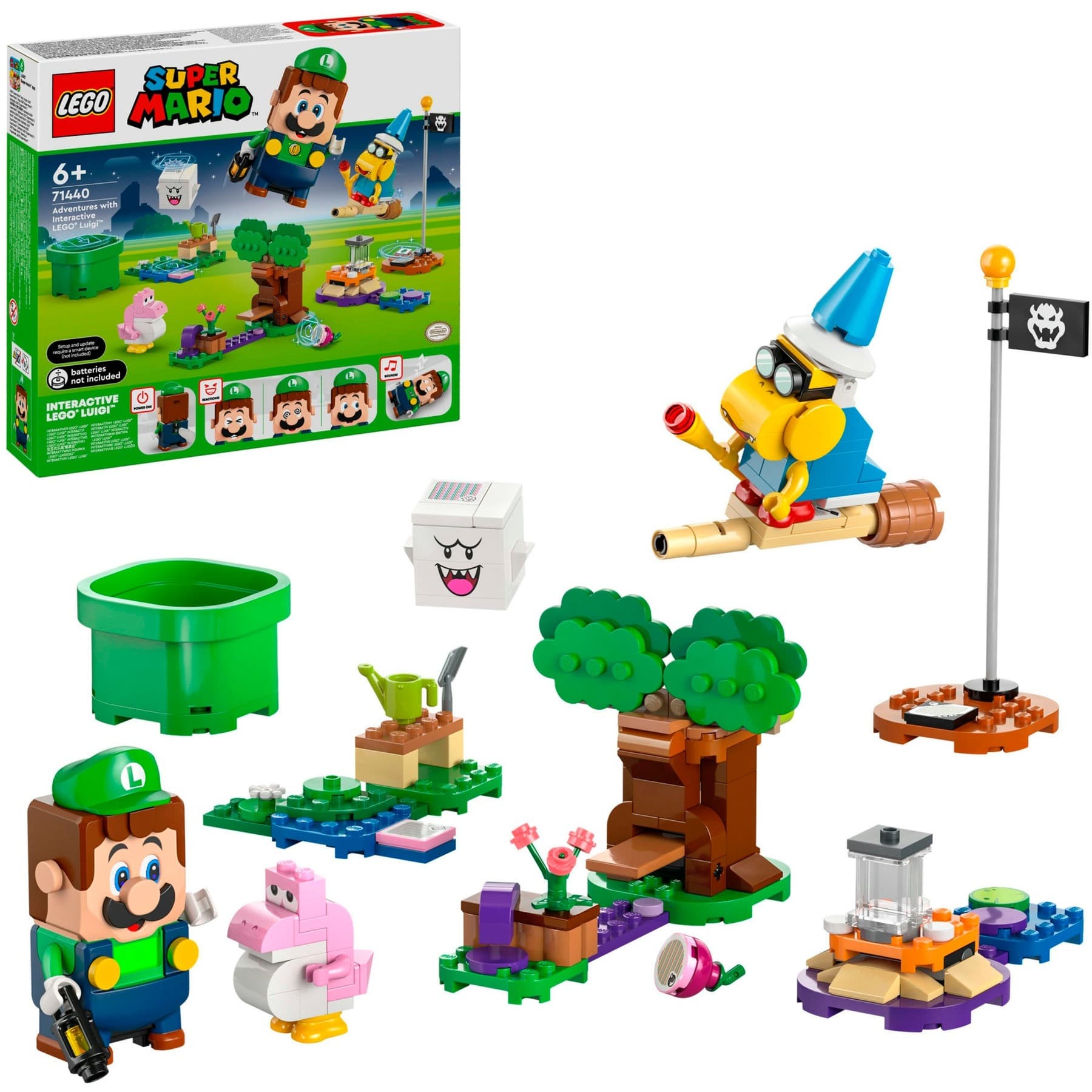 71440 Super Mario Abenteuer mit dem interaktiven LEGO Luigi, Konstruktionsspielzeug