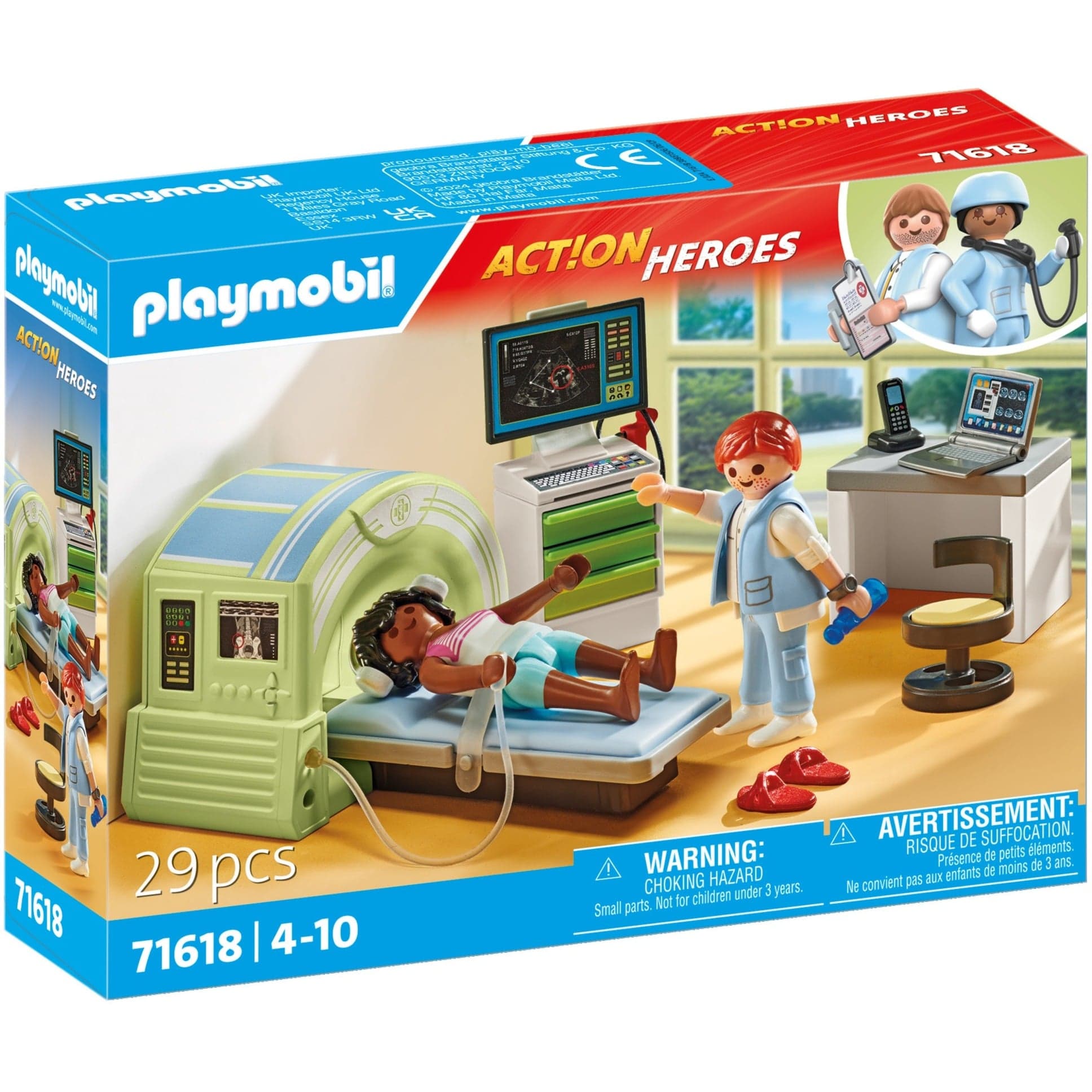 71618 Action Heroes MRT mit Patient, Konstruktionsspielzeug