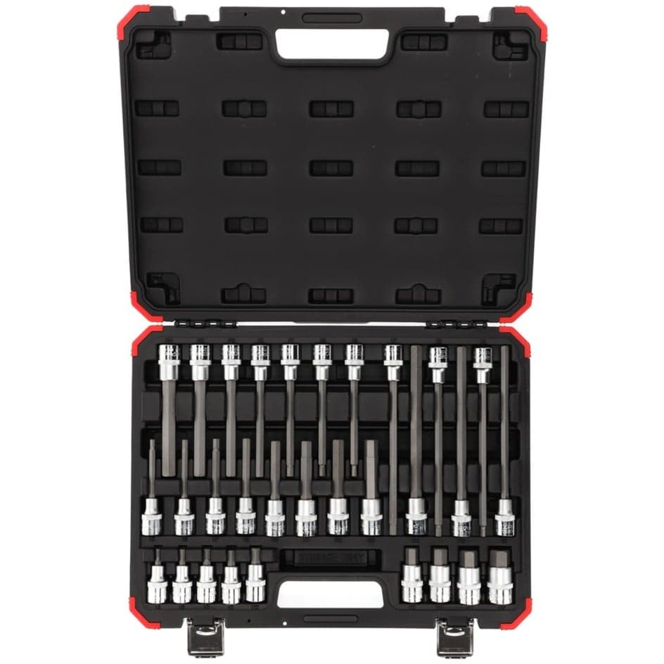 Red Schraubendreher-Steckschlüssel-Einsatz-Satz, 1/2"