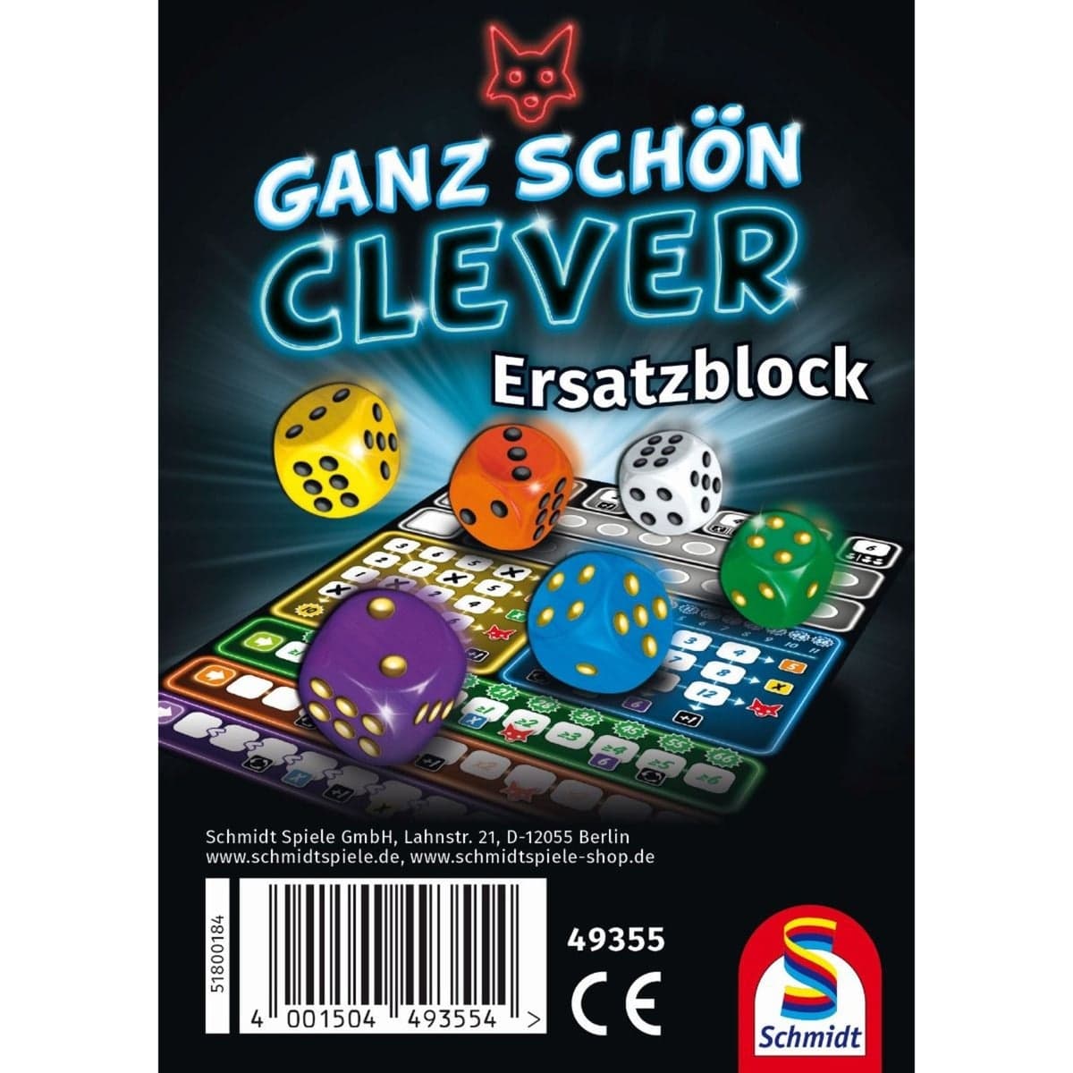 Ganz schön clever! Einzelblock, Würfelspiel