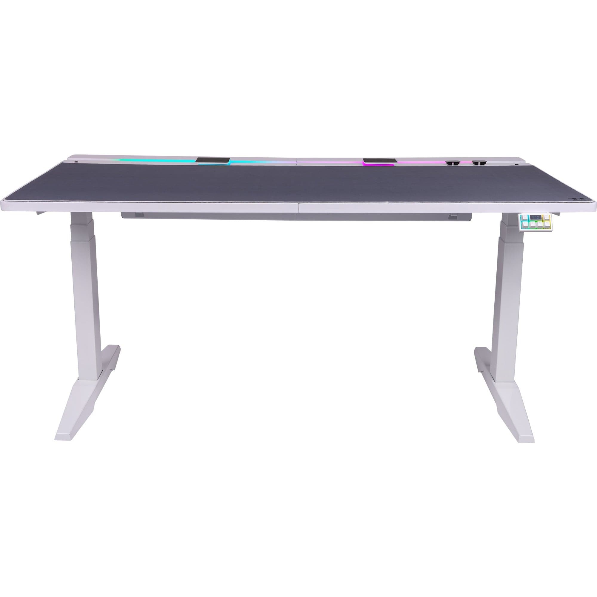 G700 RGB White Gaming Desk, Gaming-Tisch