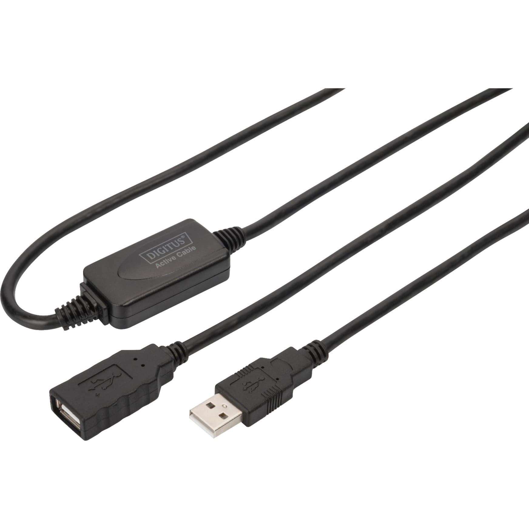 Aktives USB 2.0 Verlängerungskabel, 15 Meter