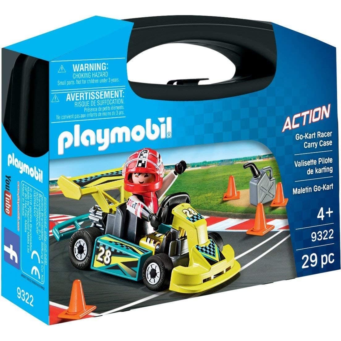 9322 Action Go-Kart-Rennfahrer zum Mitnehmen, Konstruktionsspielzeug