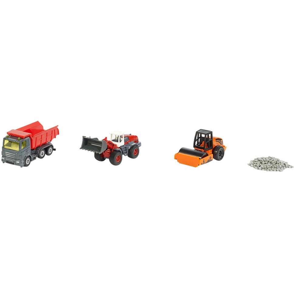 SUPER Geschenkset Straßenbau, Spielfahrzeug