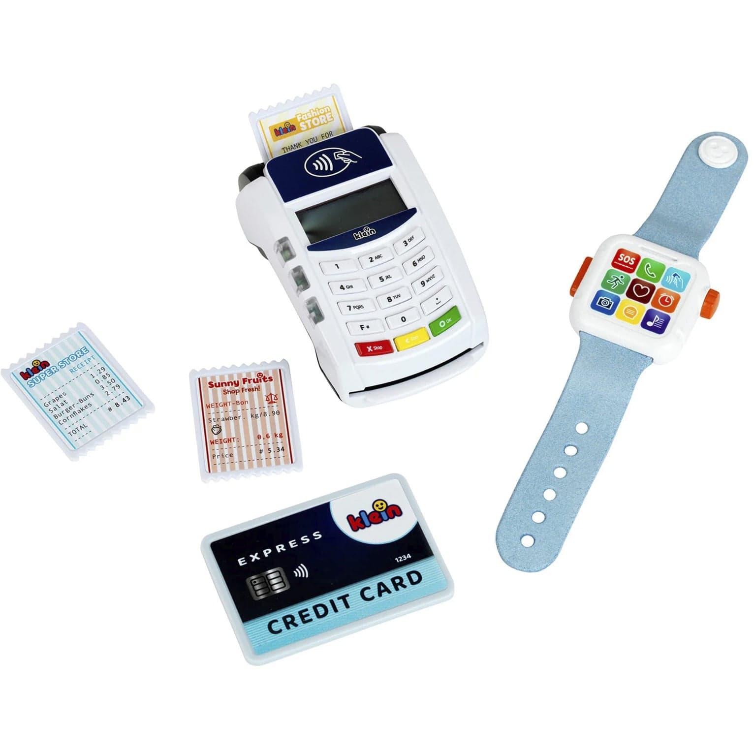My Market - Point of Sale Terminal und Smart Watch mit Licht und Sound