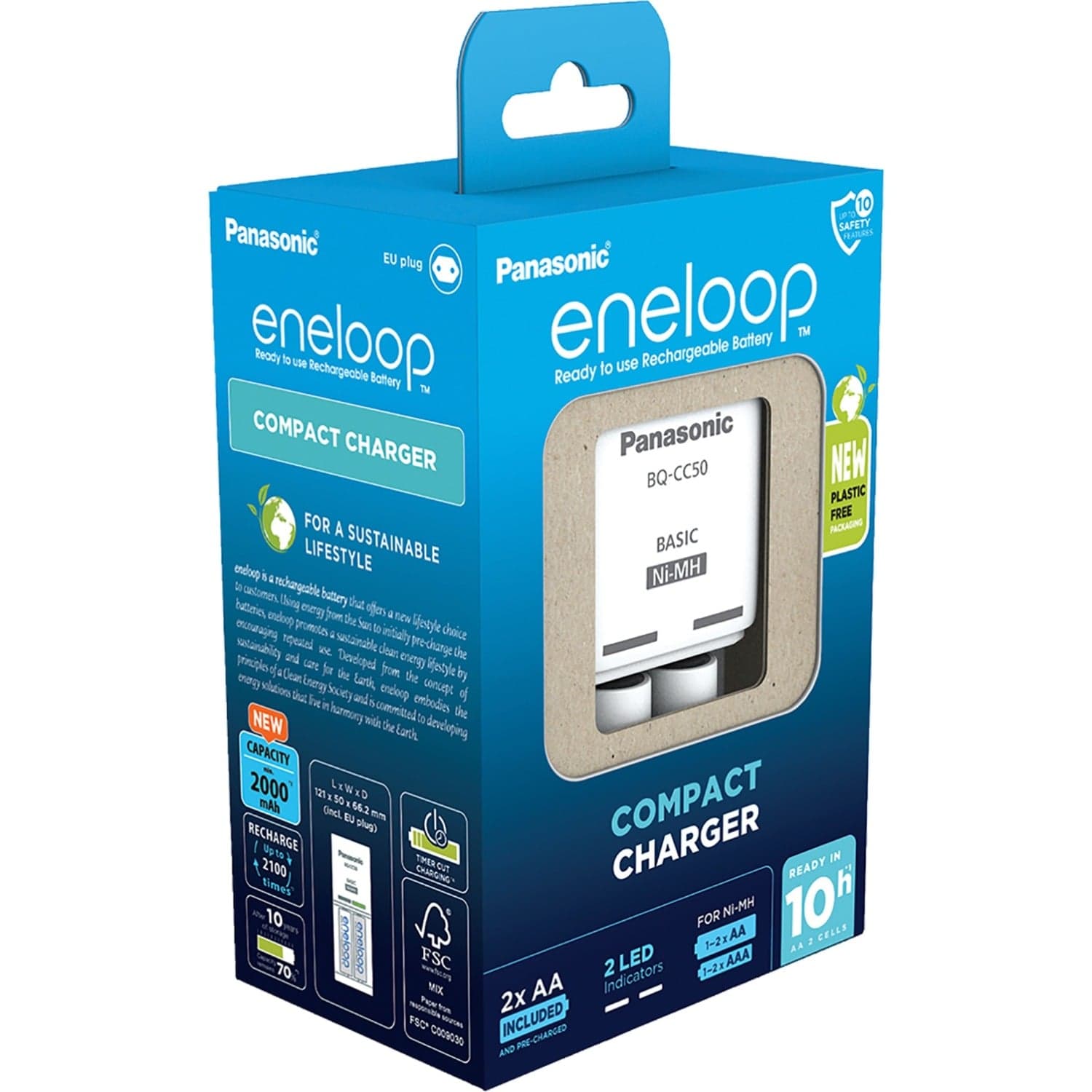 Ladegerät eneloop Compact Charger BQ-CC50