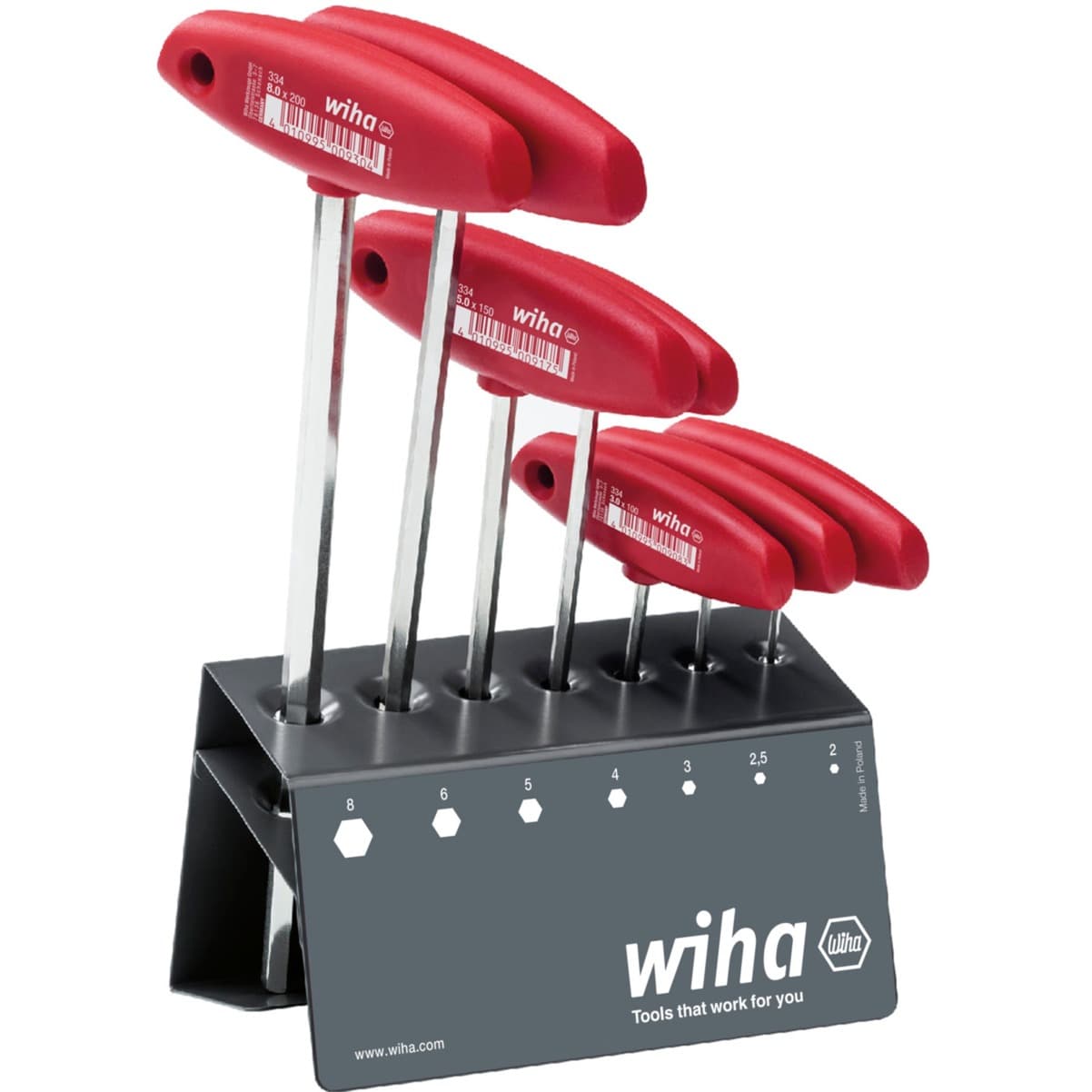Stiftschlüssel-Set mit Quergriff Classic, Schraubendreher