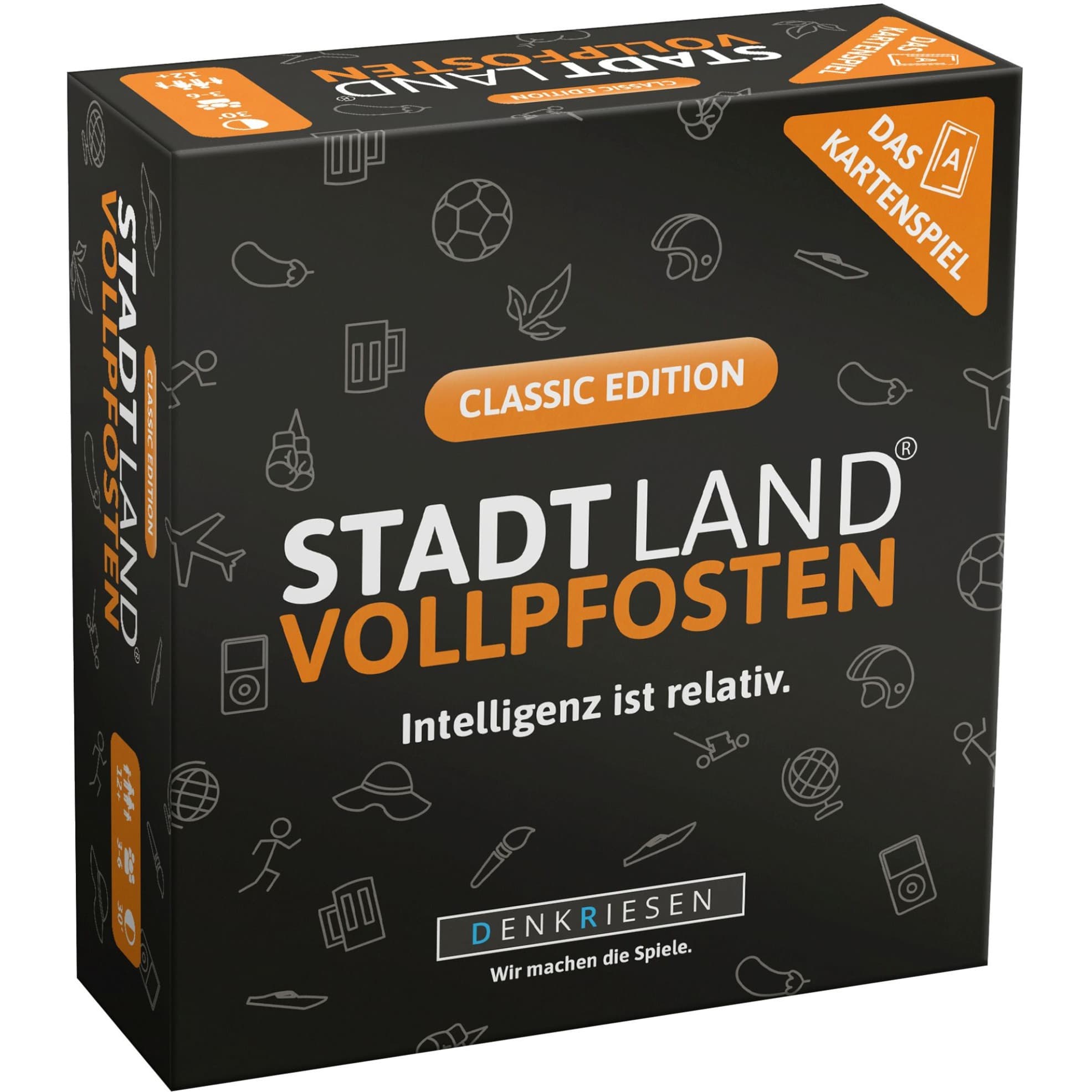 Stadt Land Vollpfosten - Das Kartenspiel Classic Edition