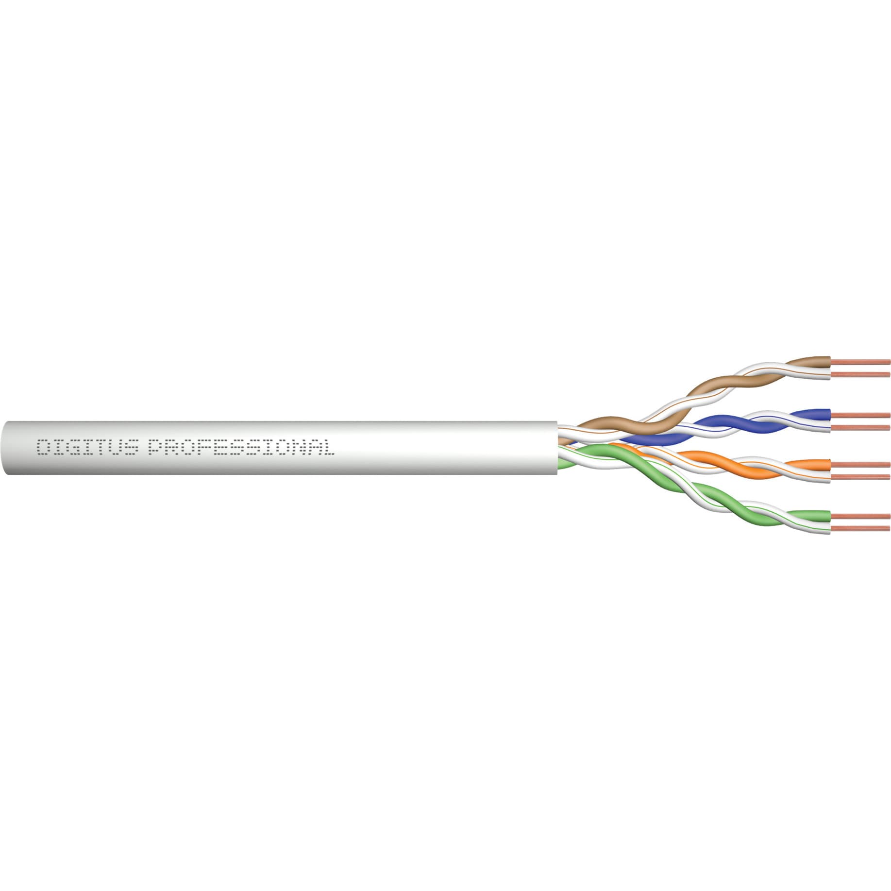 Professional Cat.5e U/UTP Verlegekabel simplex, Eca