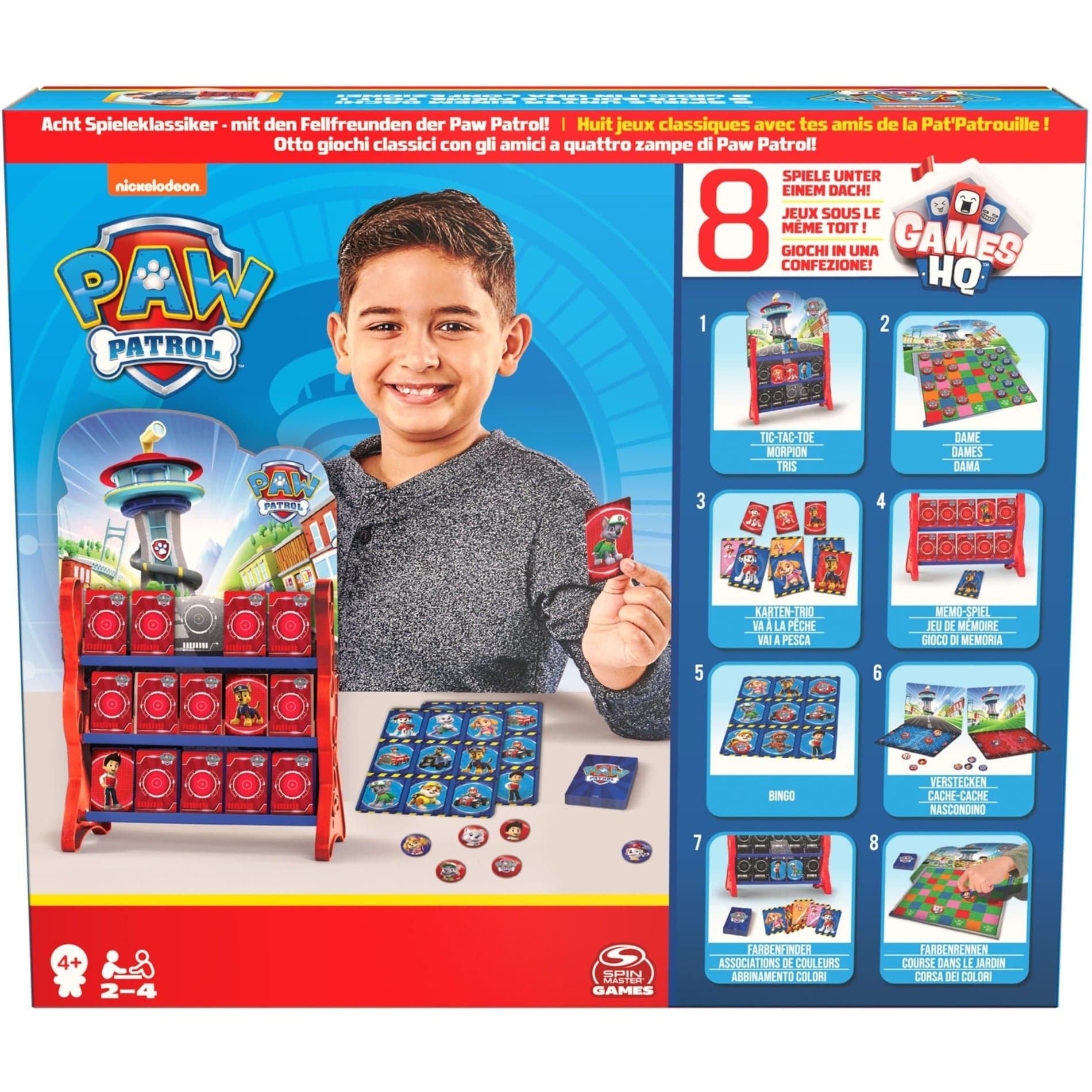 Paw Patrol: Games HQ - Spielesammlung, Gesellschaftsspiel