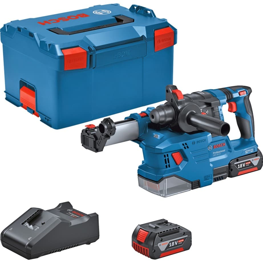 Akku-Bohrhammer GBH 18V-22 Professional, 18Volt, mit GDE 18V-12