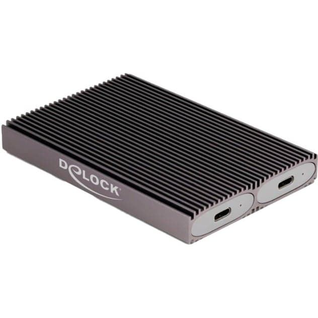 Externes USB Type-C Dual Combo Gehäuse für 2 x M.2 N, Laufwerksgehäuse