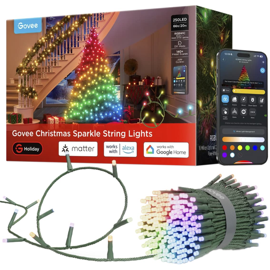 Christmas Sparkle String Lights , Lichterkette