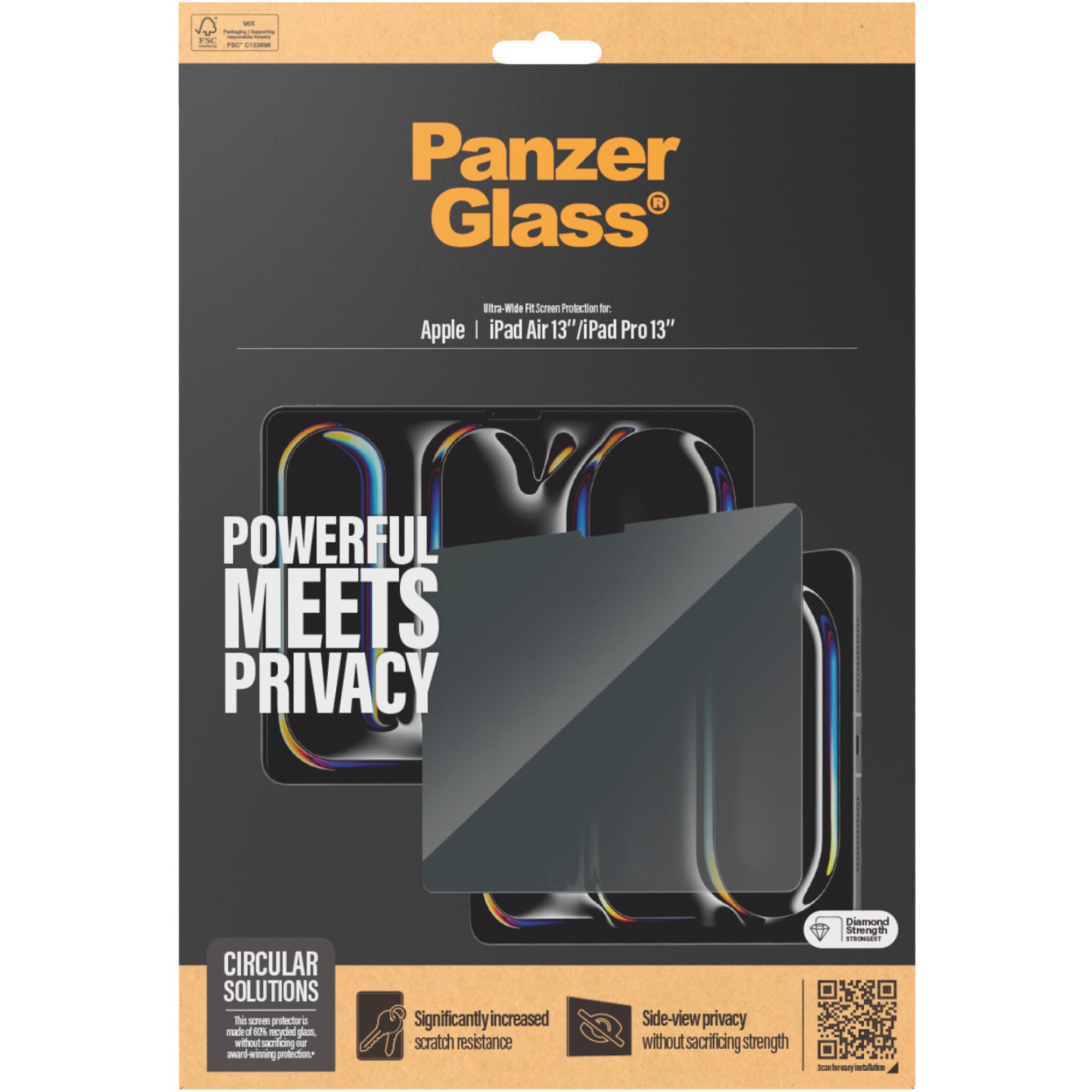 Privacy Displayschutz Ultra-Wide Fit, Schutzfolie