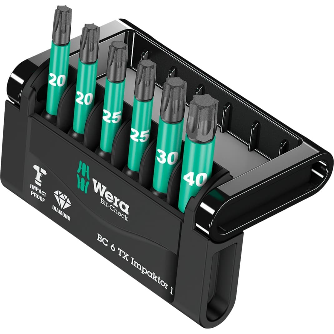 Bit-Check 6 TX Impaktor 1, 1/4", 6-teilig, Bit-Satz