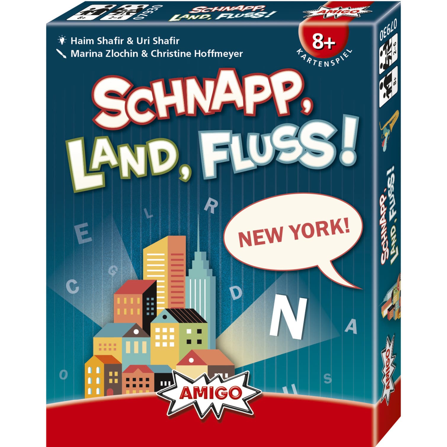 Schnapp, Land, Fluss!, Kartenspiel