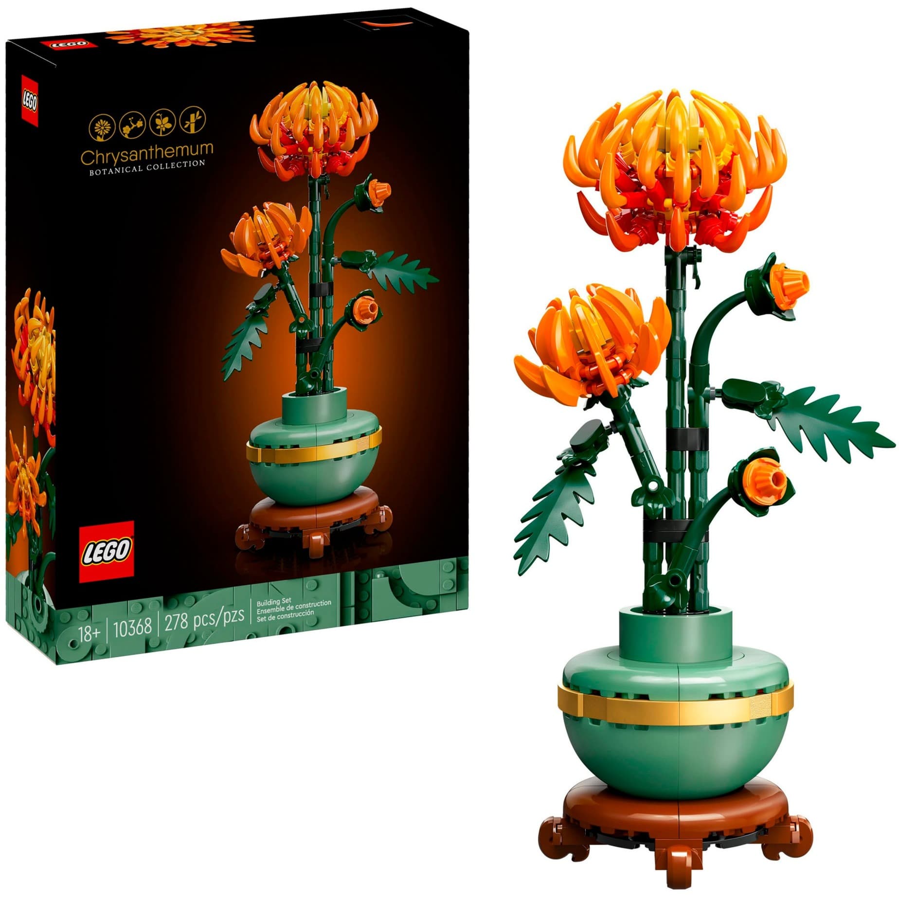 10368 Botanicals Chrysantheme, Konstruktionsspielzeug