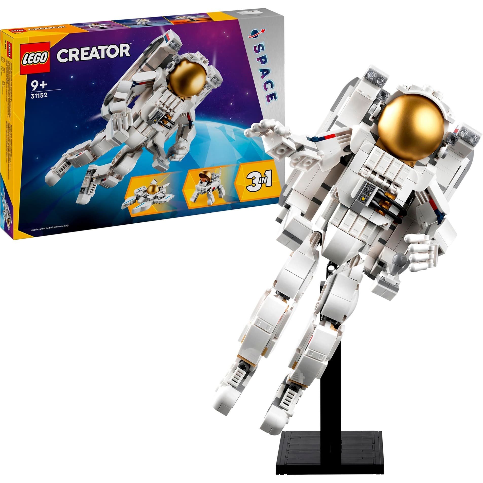31152 Creator 3-in-1 Astronaut im Weltraum, Konstruktionsspielzeug
