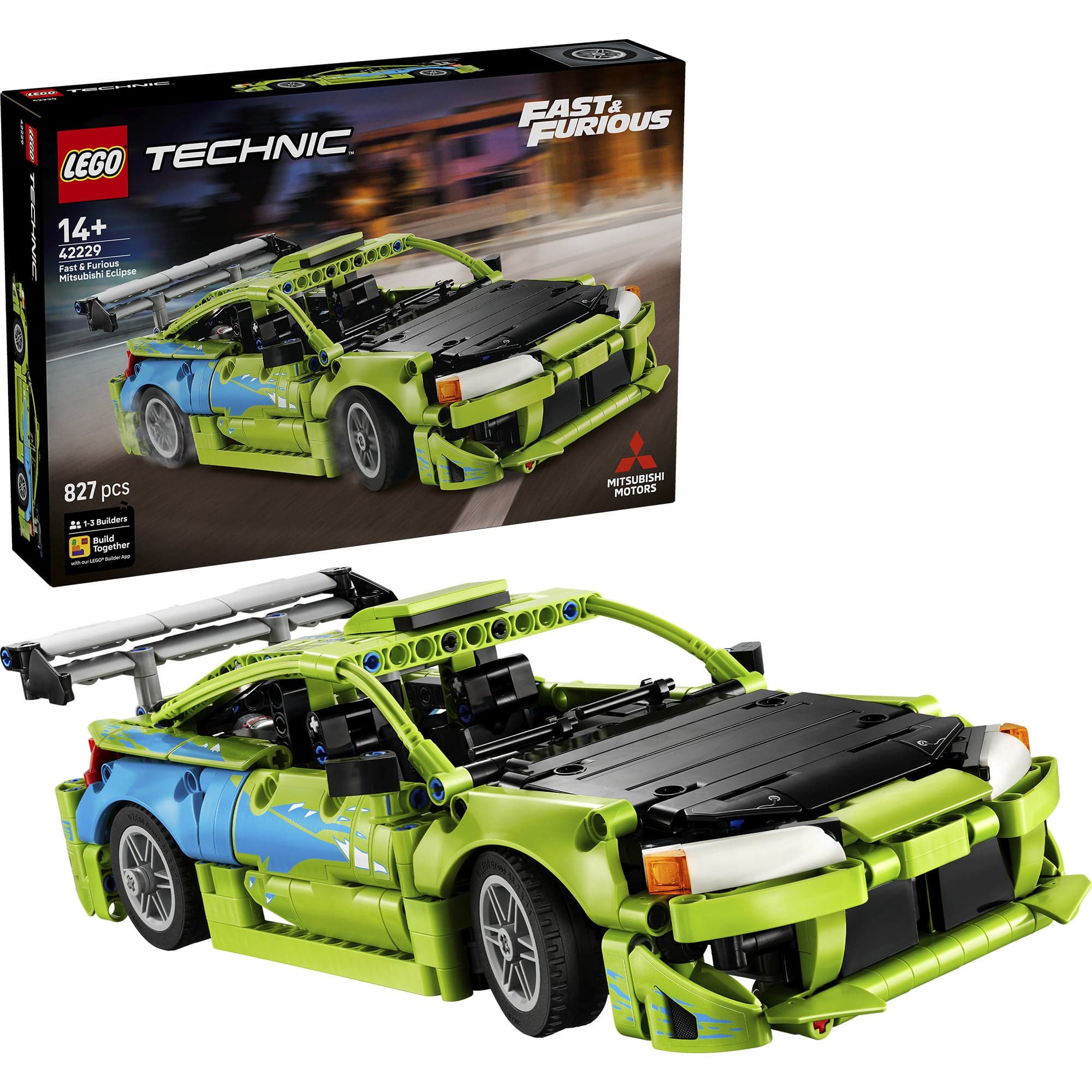 42229 Technic Fast and Furious Mitsubishi Eclipse Auto, Konstruktionsspielzeug