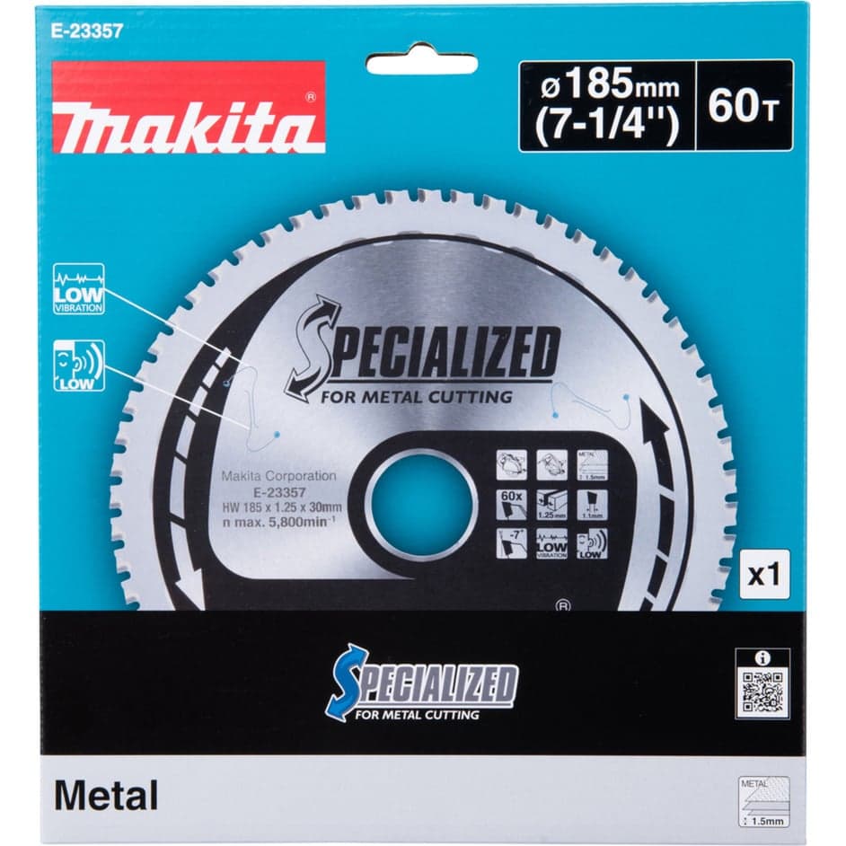 Metall-Kreissägeblatt E-23357, Ø 185mm, 60Z