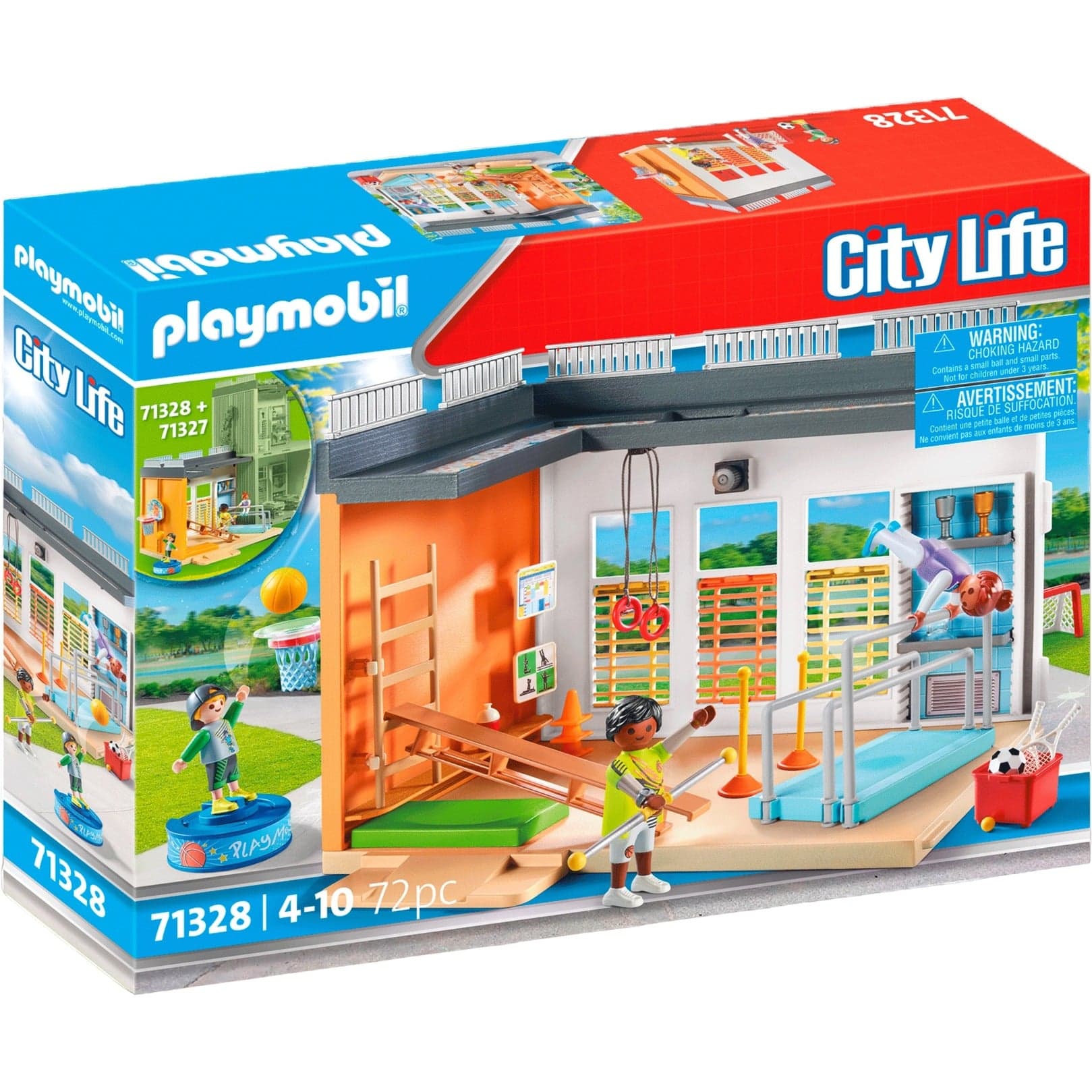 71328 City Life Anbau Turnhalle, Konstruktionsspielzeug