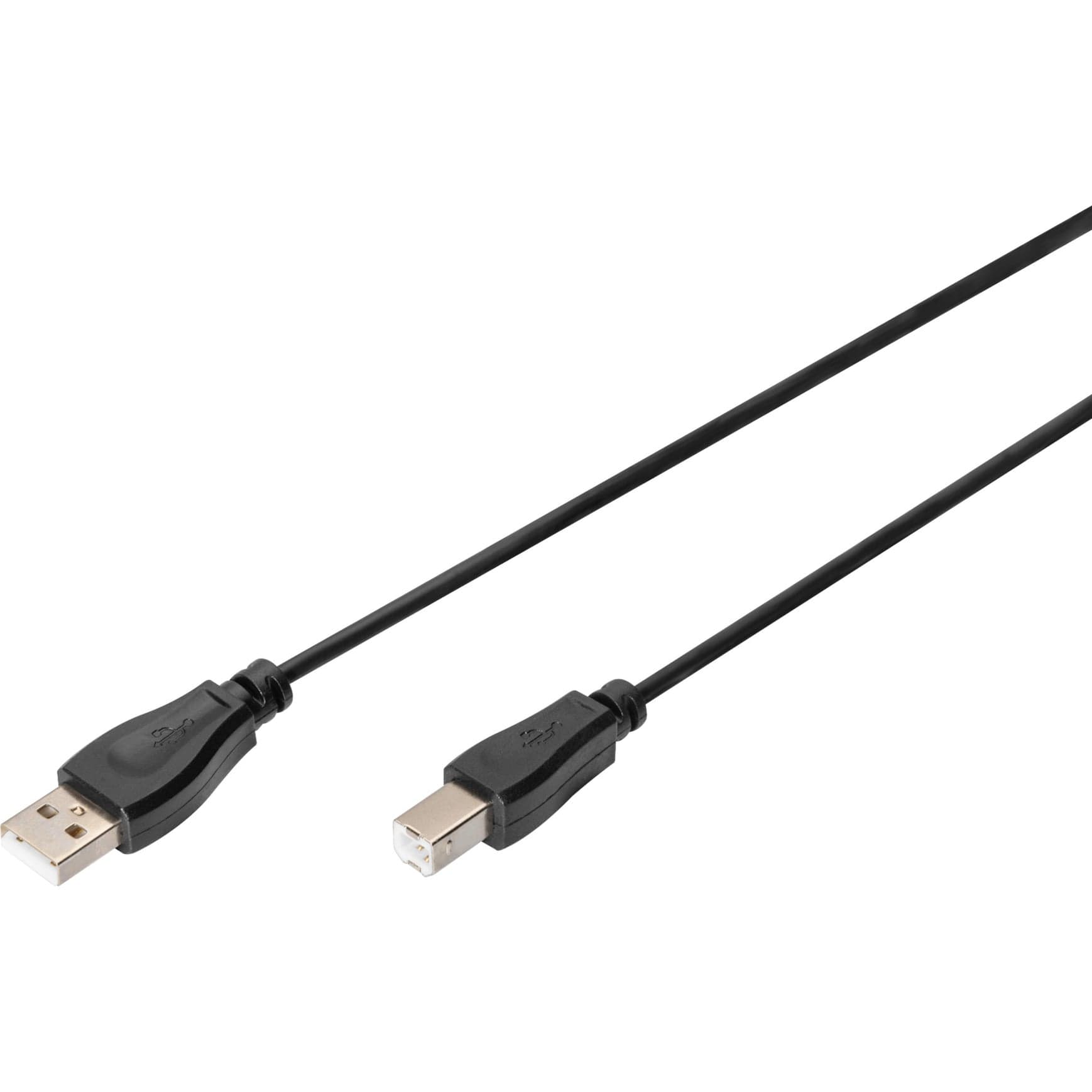 USB 2.0 Anschlusskabel USB-A (Stecker) > USB-B (Stecker)