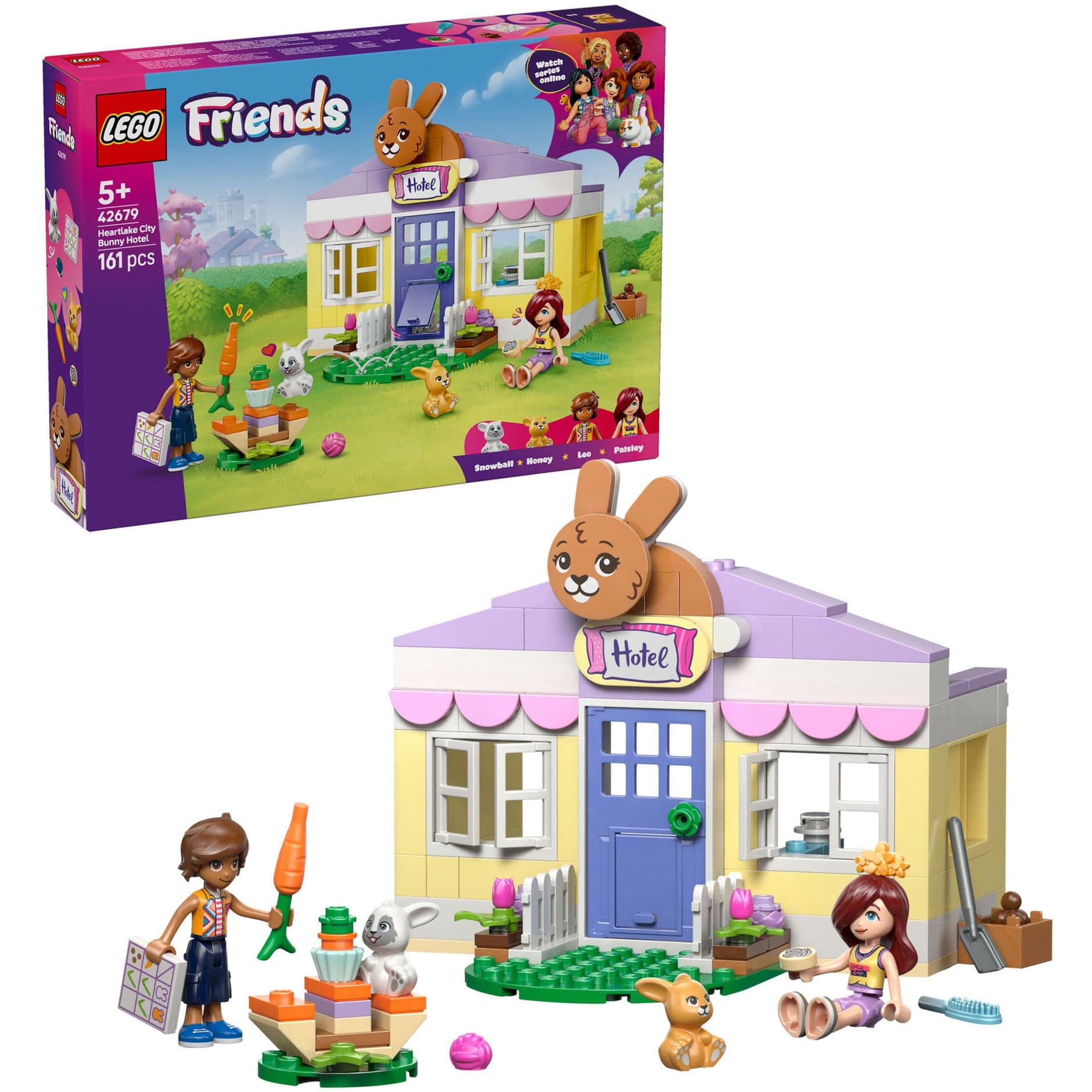 42679 Friends Heartlake City Hasenhotel, Konstruktionsspielzeug