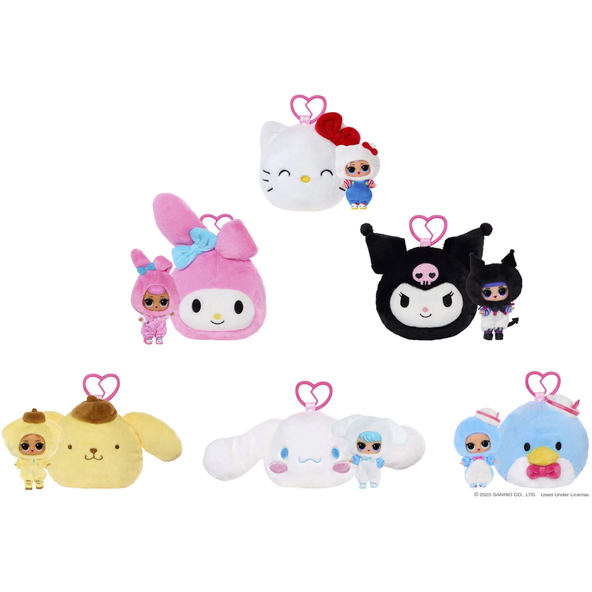 L.O.L. Surprise Loves Hello Kitty Reversible Plush, Spielfigur