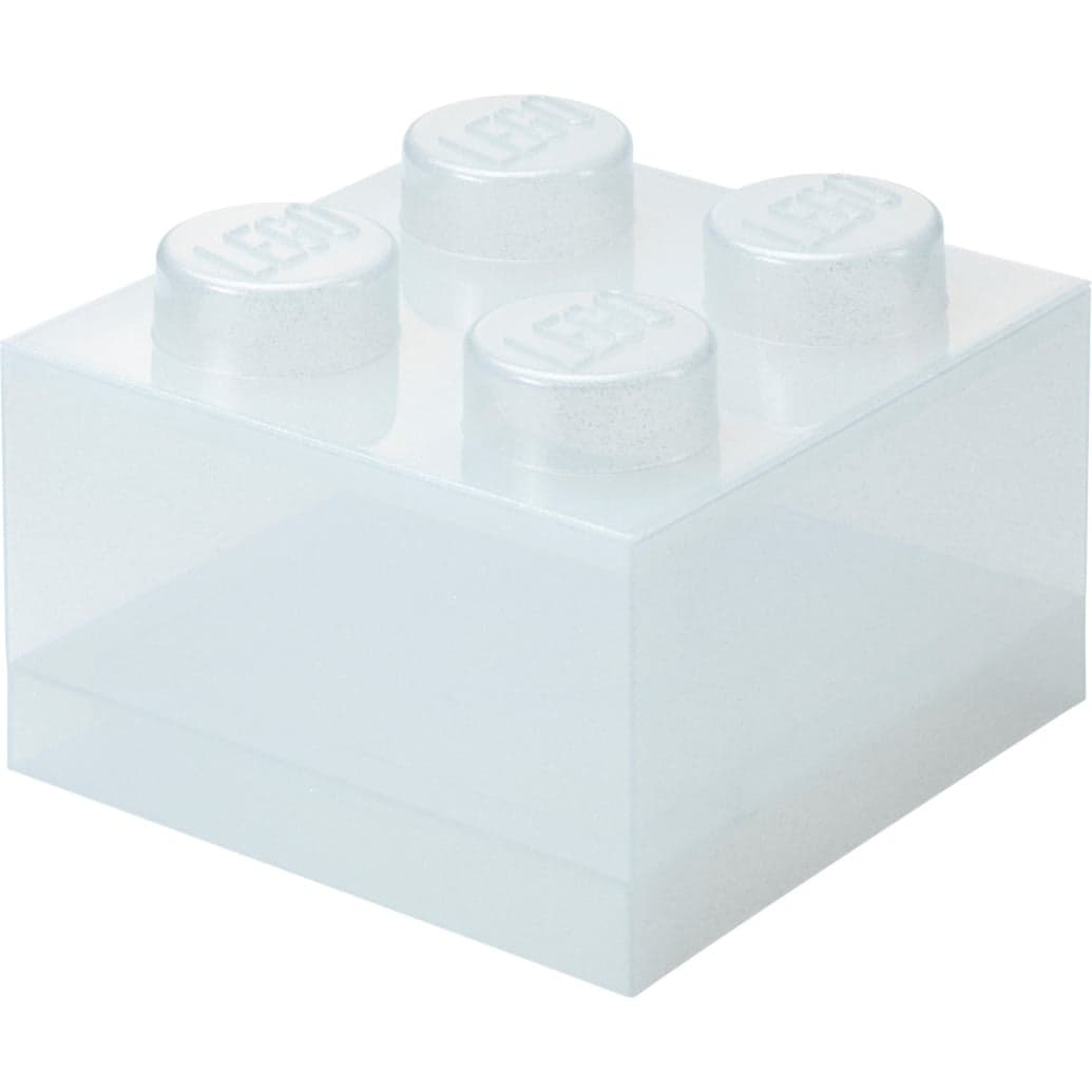 LEGO Storage Brick 4 Top Lid Glitter , Aufbewahrungsbox