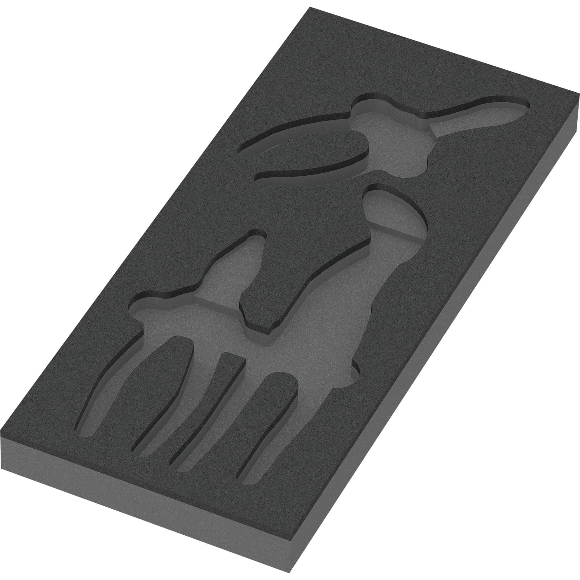 9880 Schaumstoffeinlage für KNIPEX Zangen Set 1, leer
