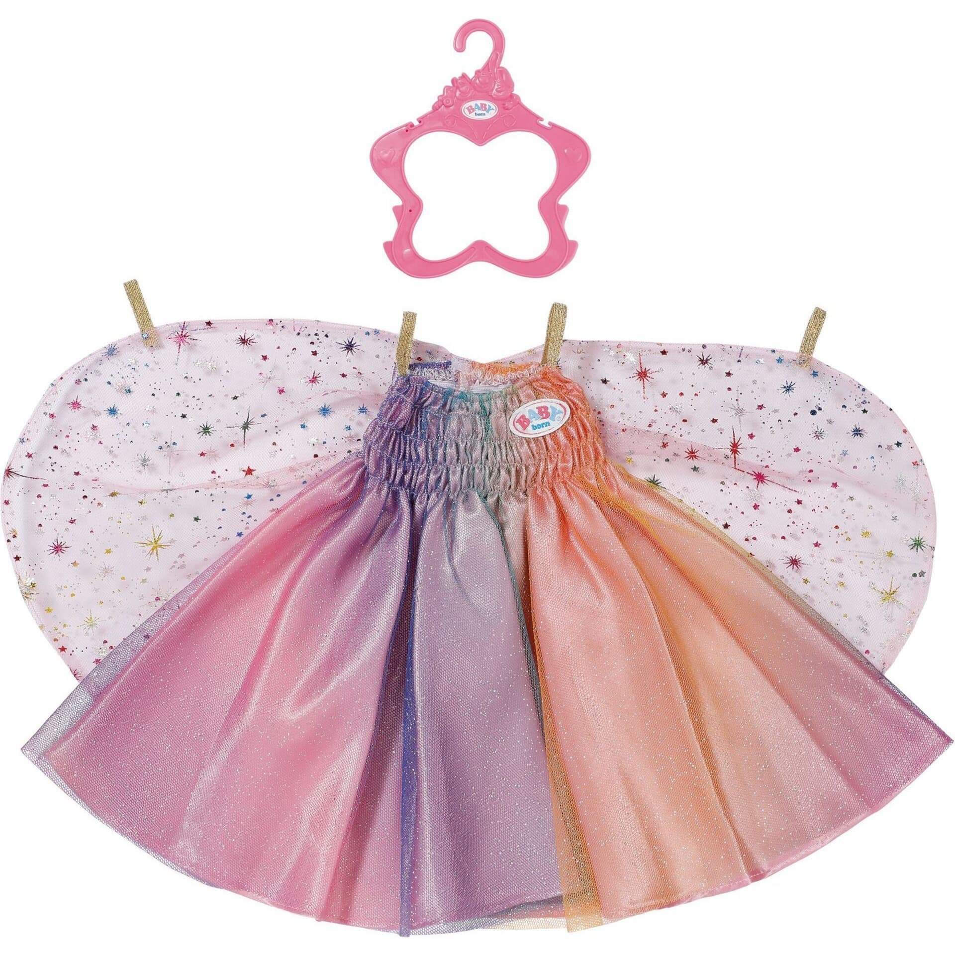 BABY born® Regenbogen Kleid 43cm, Puppenzubehör