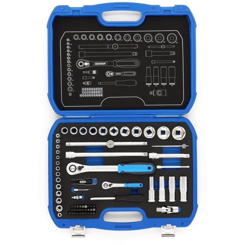 Steckschlüssel-Satz 19 BMC 20, 1/4" + 1/2", Werkzeug-Set