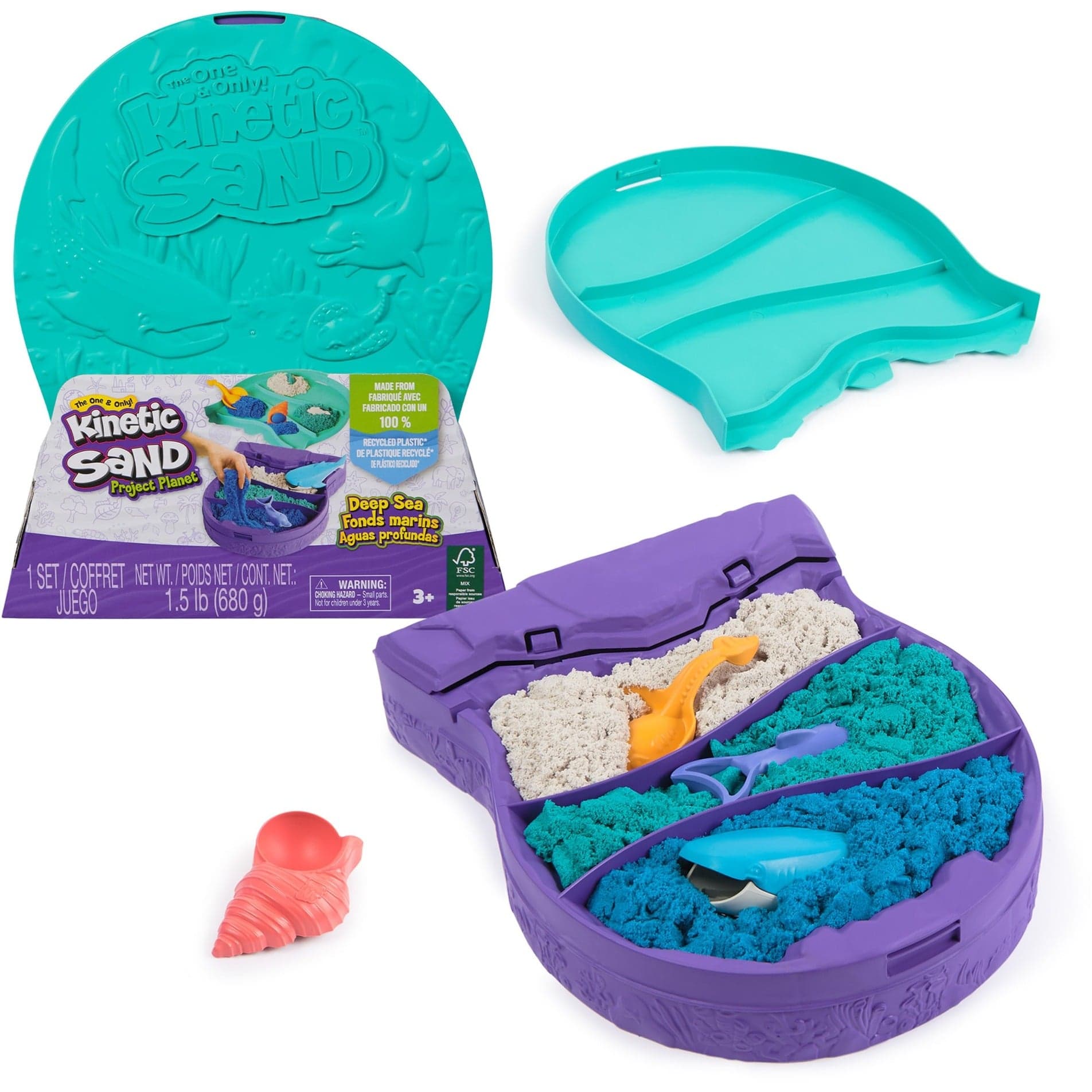 Kinetic Sand Project Planet - Ozean Spielset, Spielsand