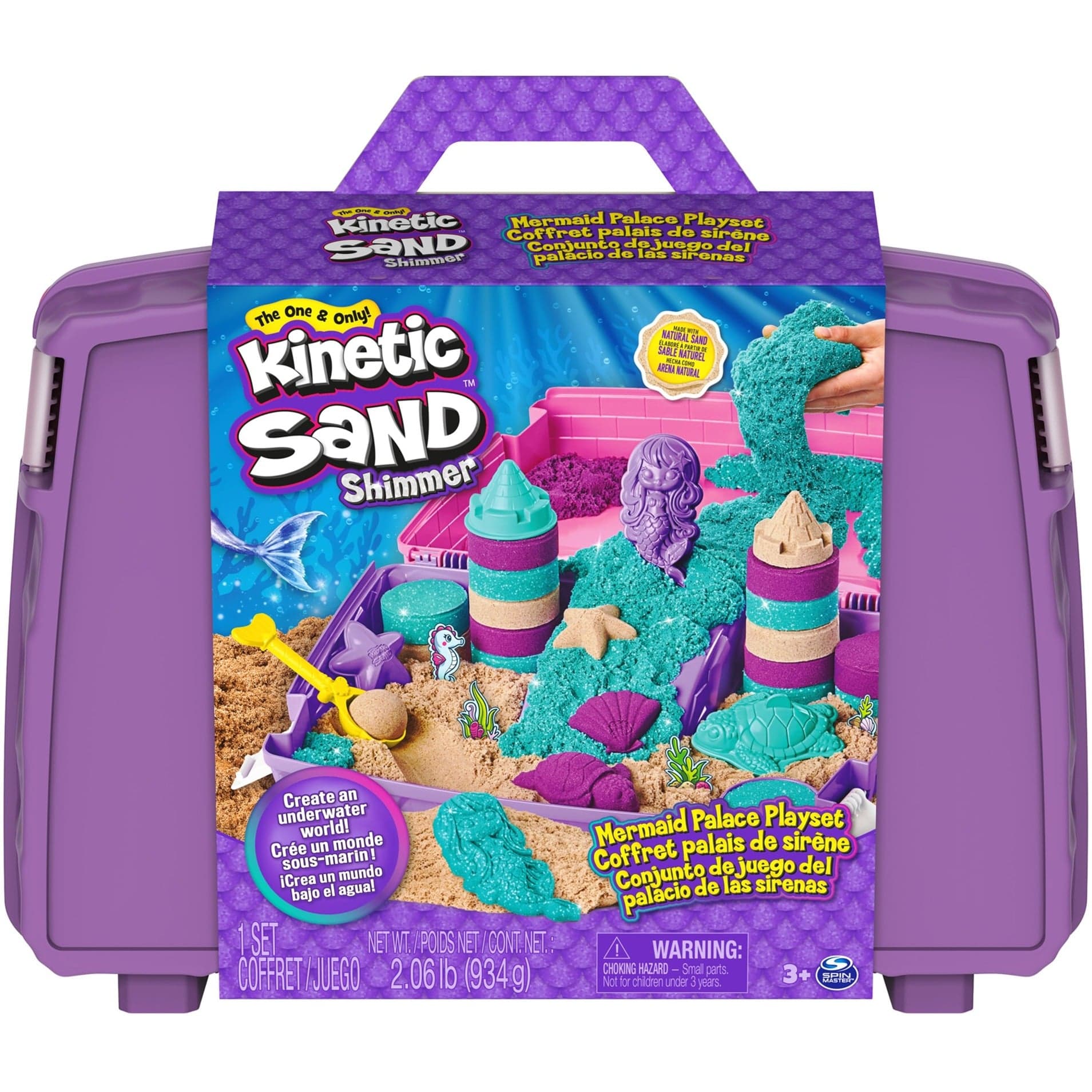 Kinetic Sand - Meerjungfrauen Koffer, Spielsand