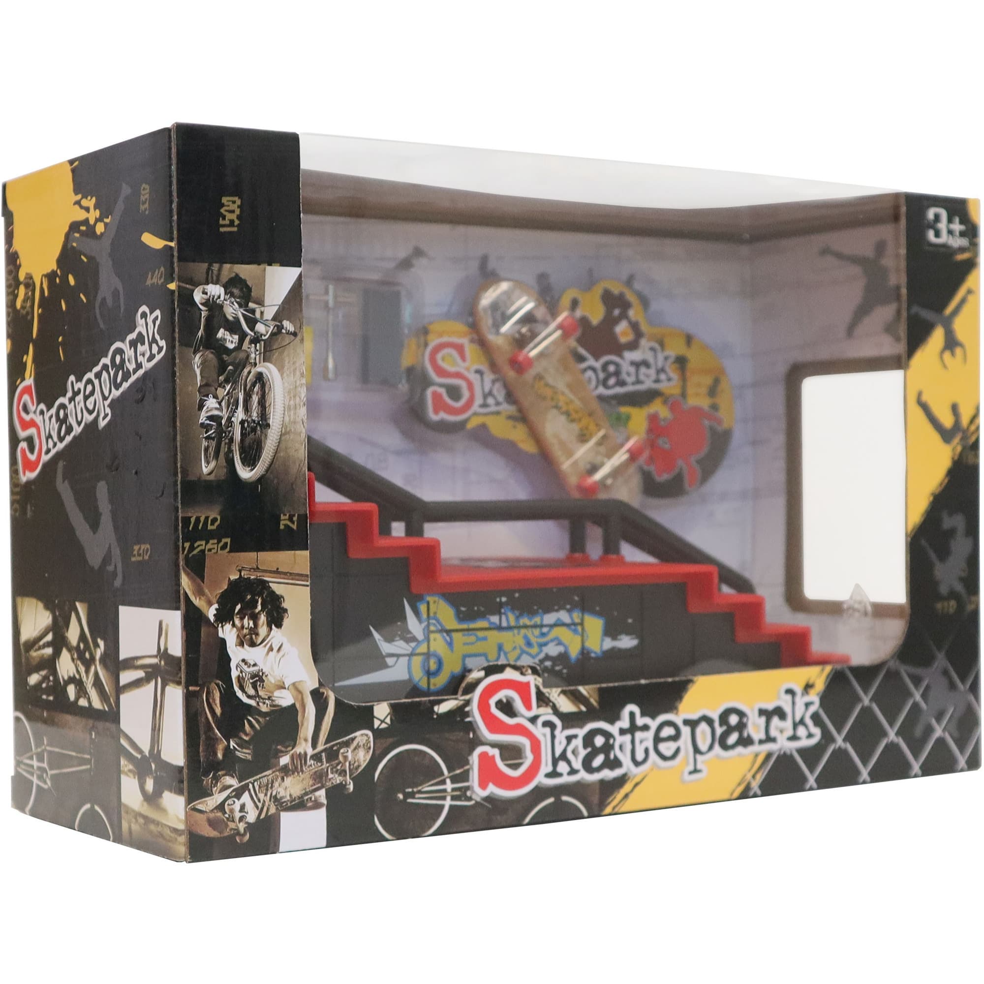 Fingerskateboard Park mit Zubehör, Rampe