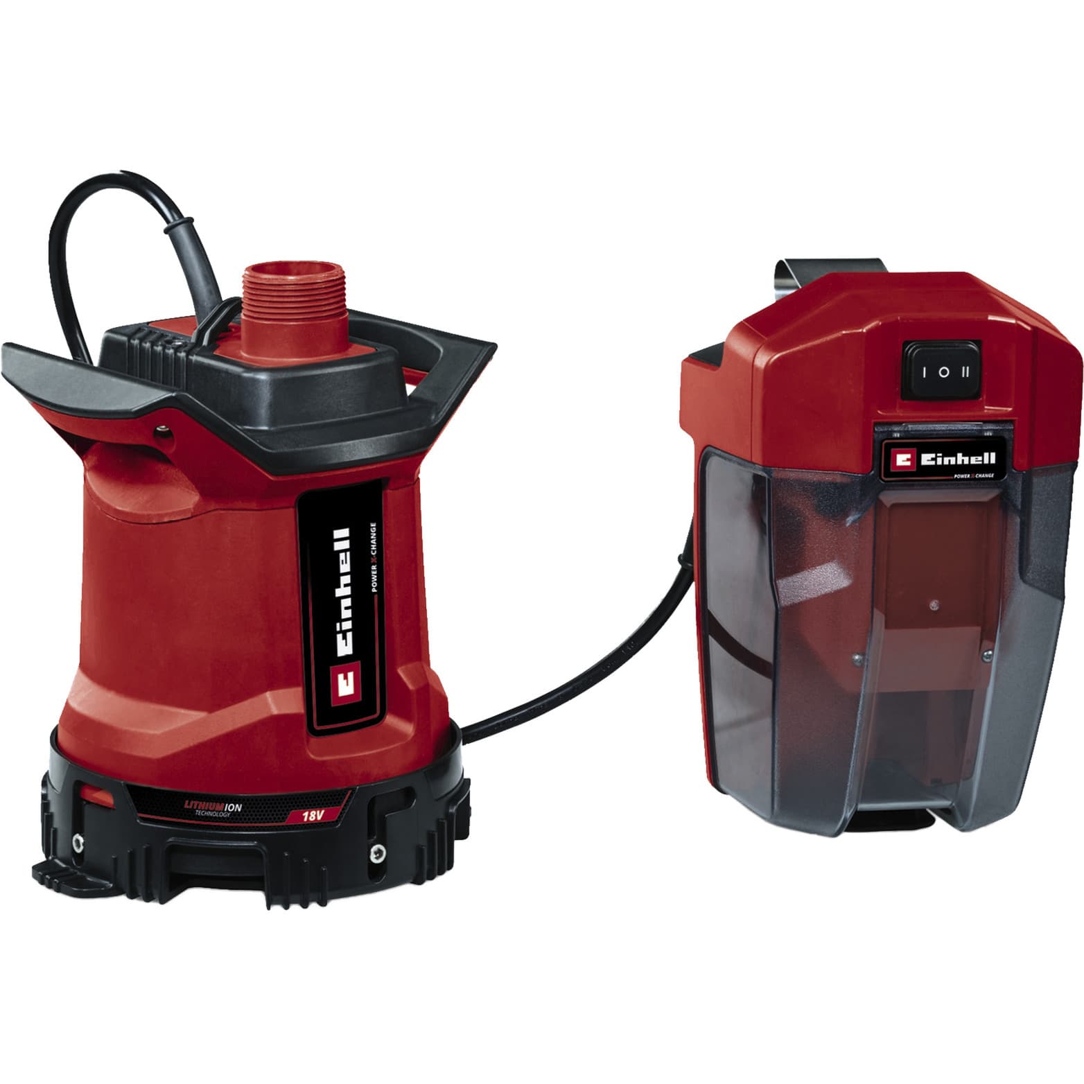 Power X-Change Akku-Schmutzwasserpumpe GE-DP 18/25 LL Li-Solo, 18Volt, Tauch- / Druckpumpe
